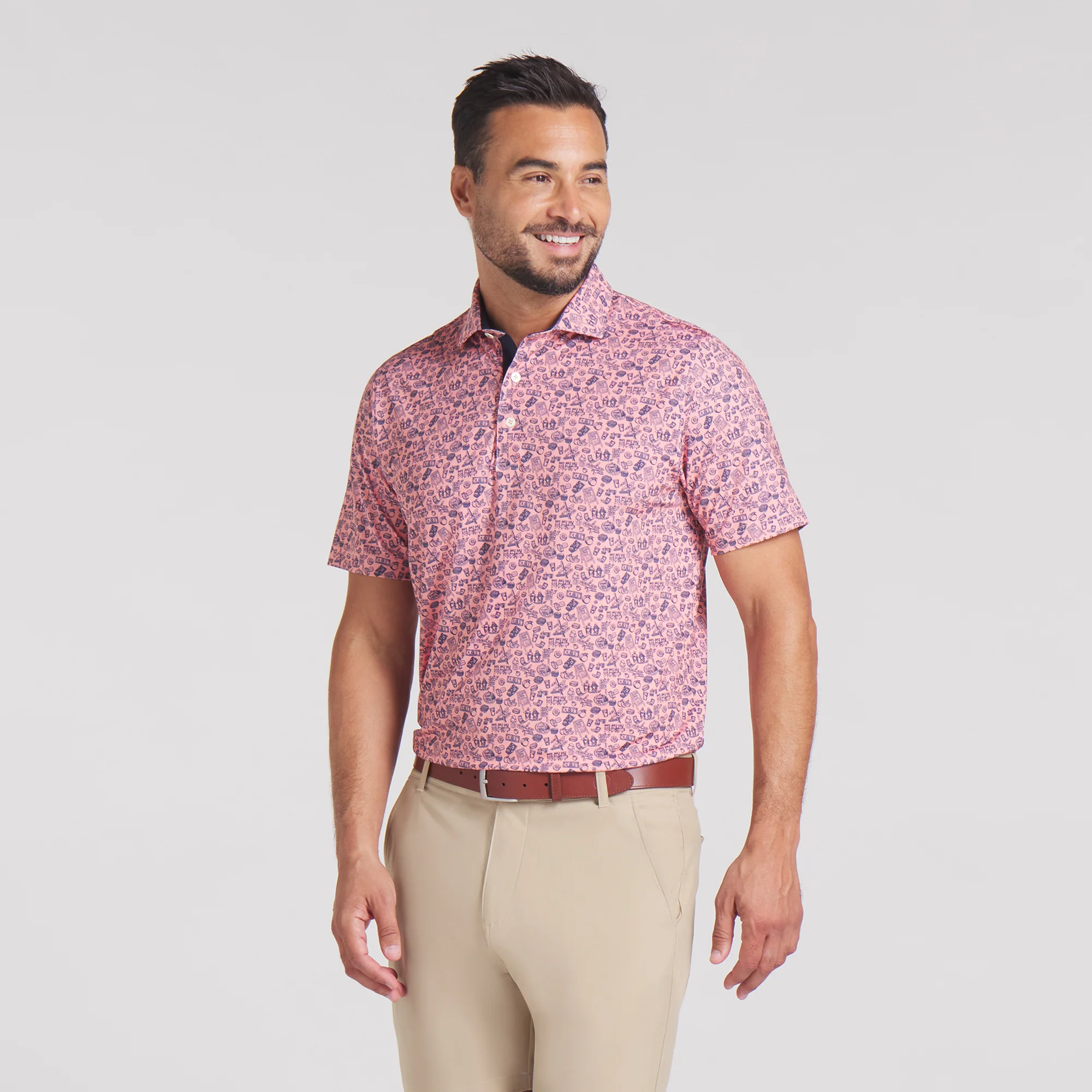 MATTR Peach Stand Golf Polo - Image 13