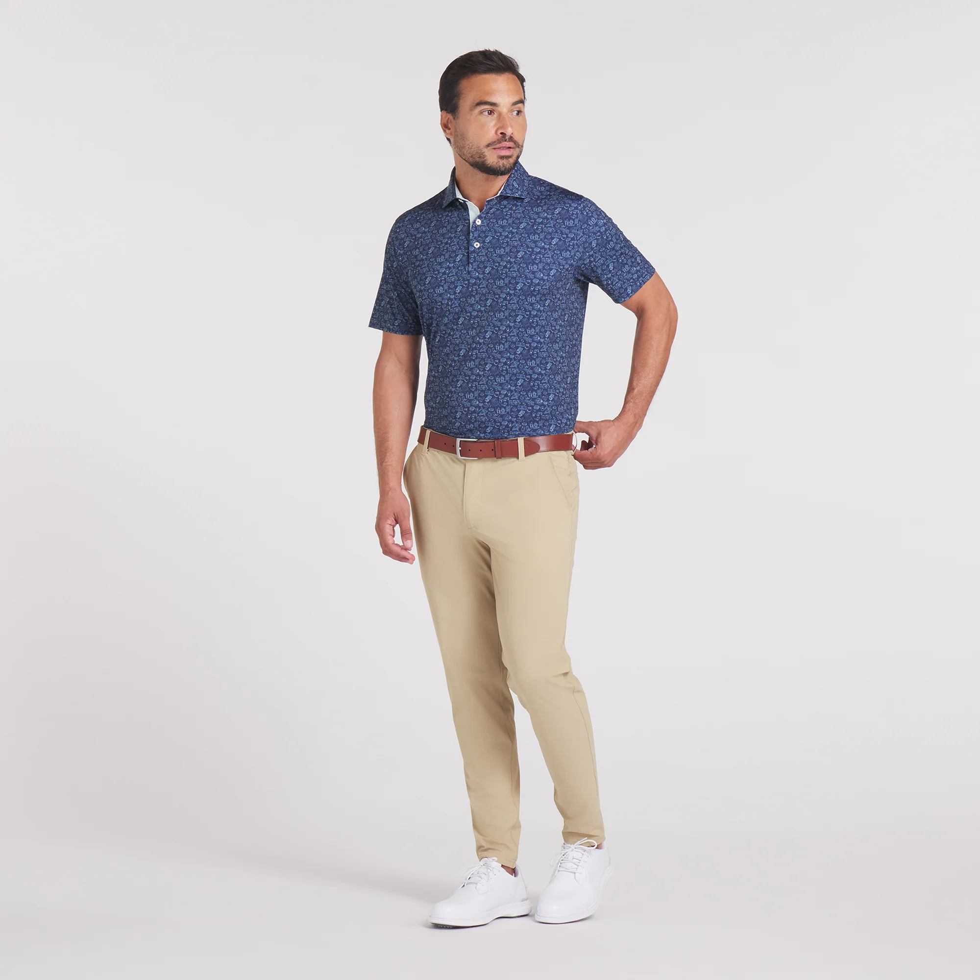 MATTR Peach Stand Golf Polo - Image 3