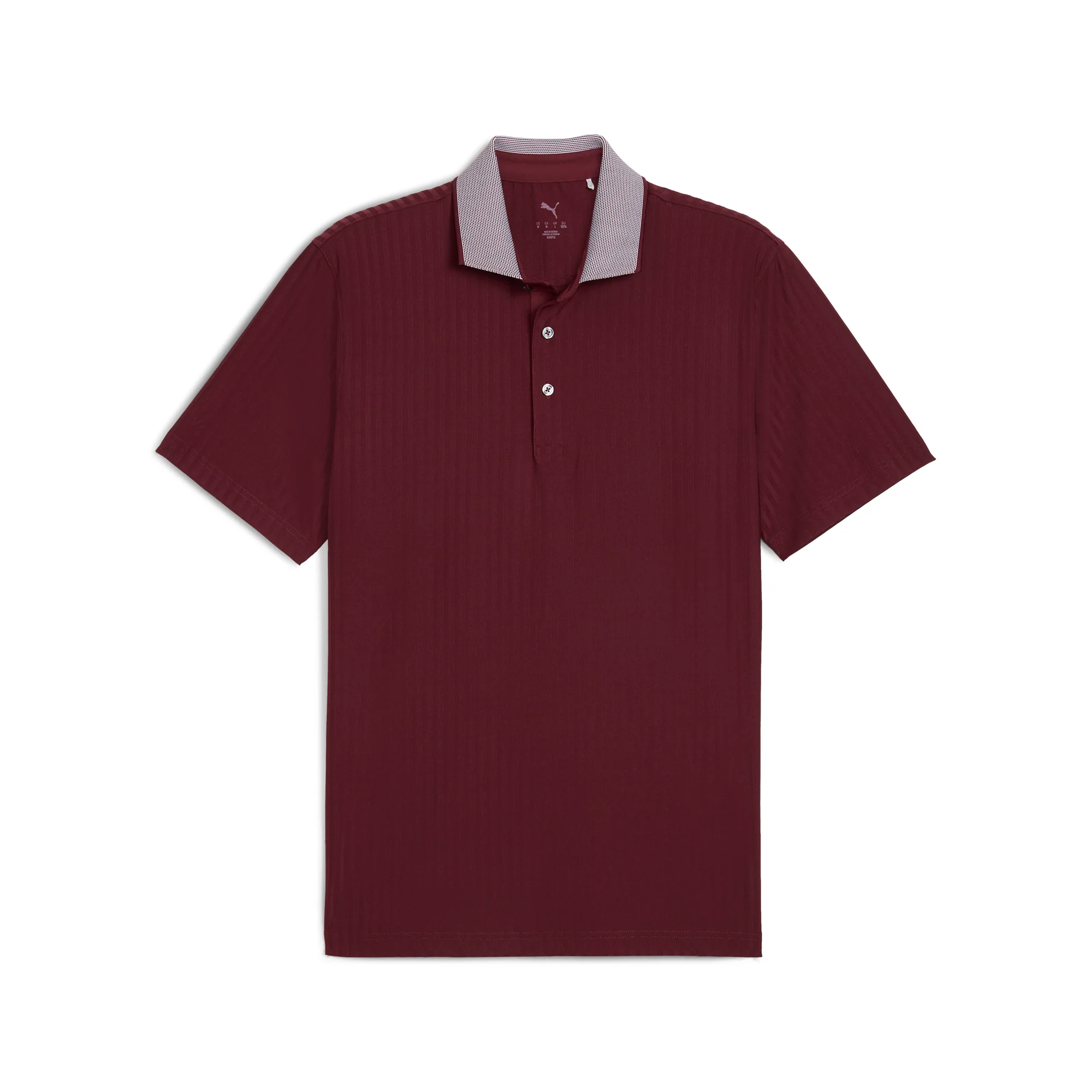 MATTR Stripe Jacquard Golf Polo - Image 11