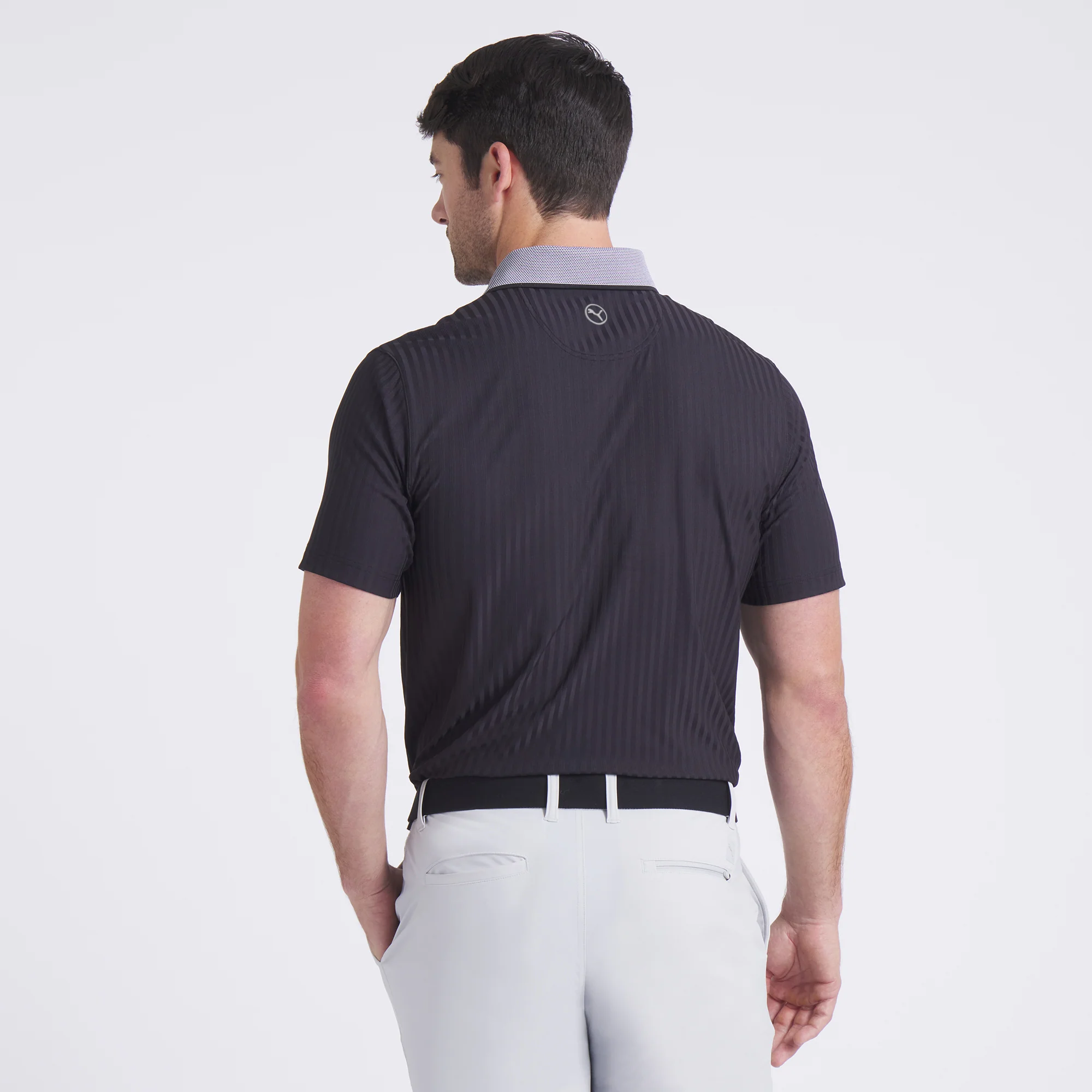MATTR Stripe Jacquard Golf Polo - Image 20