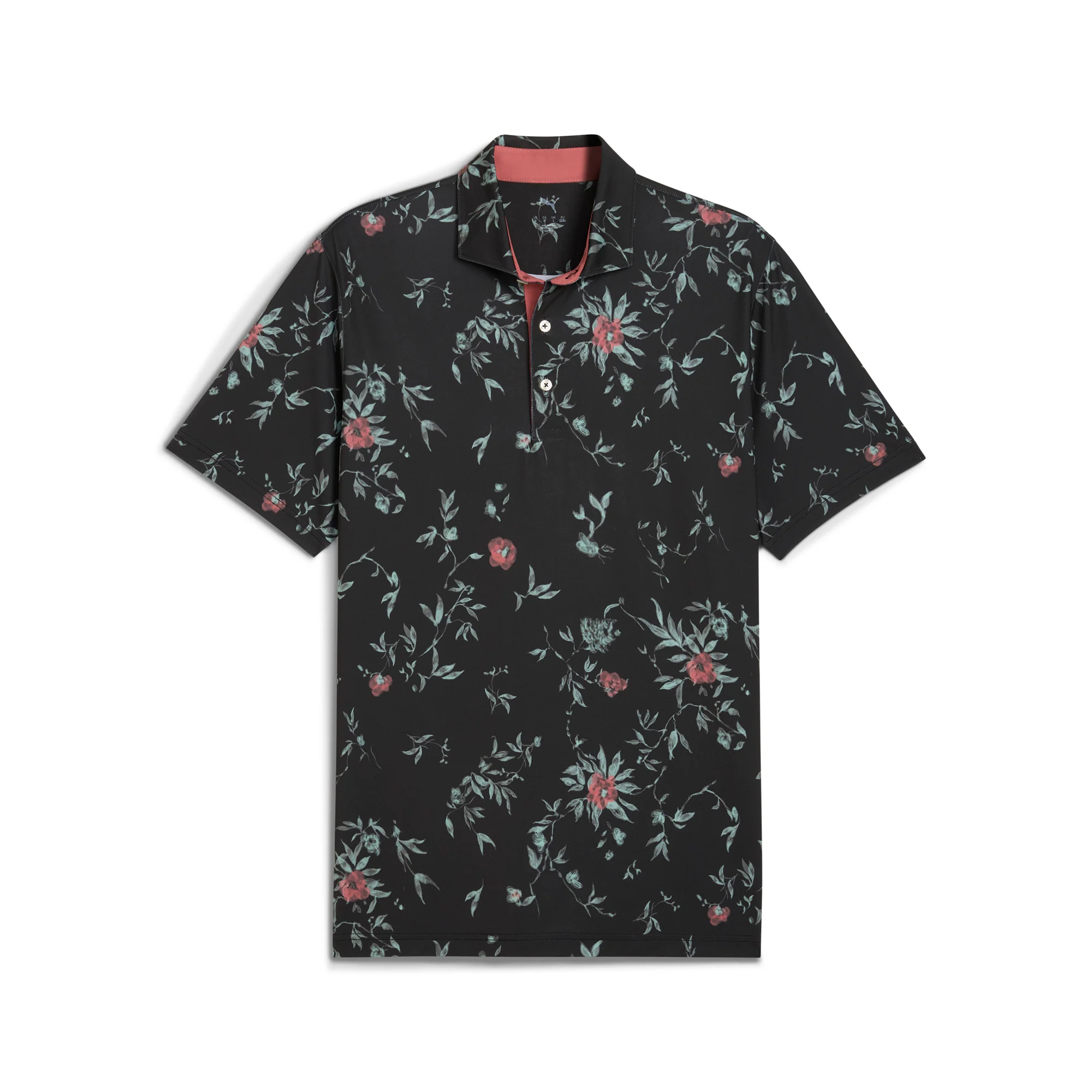 MATTR Water Floral Golf Polo - Image 11