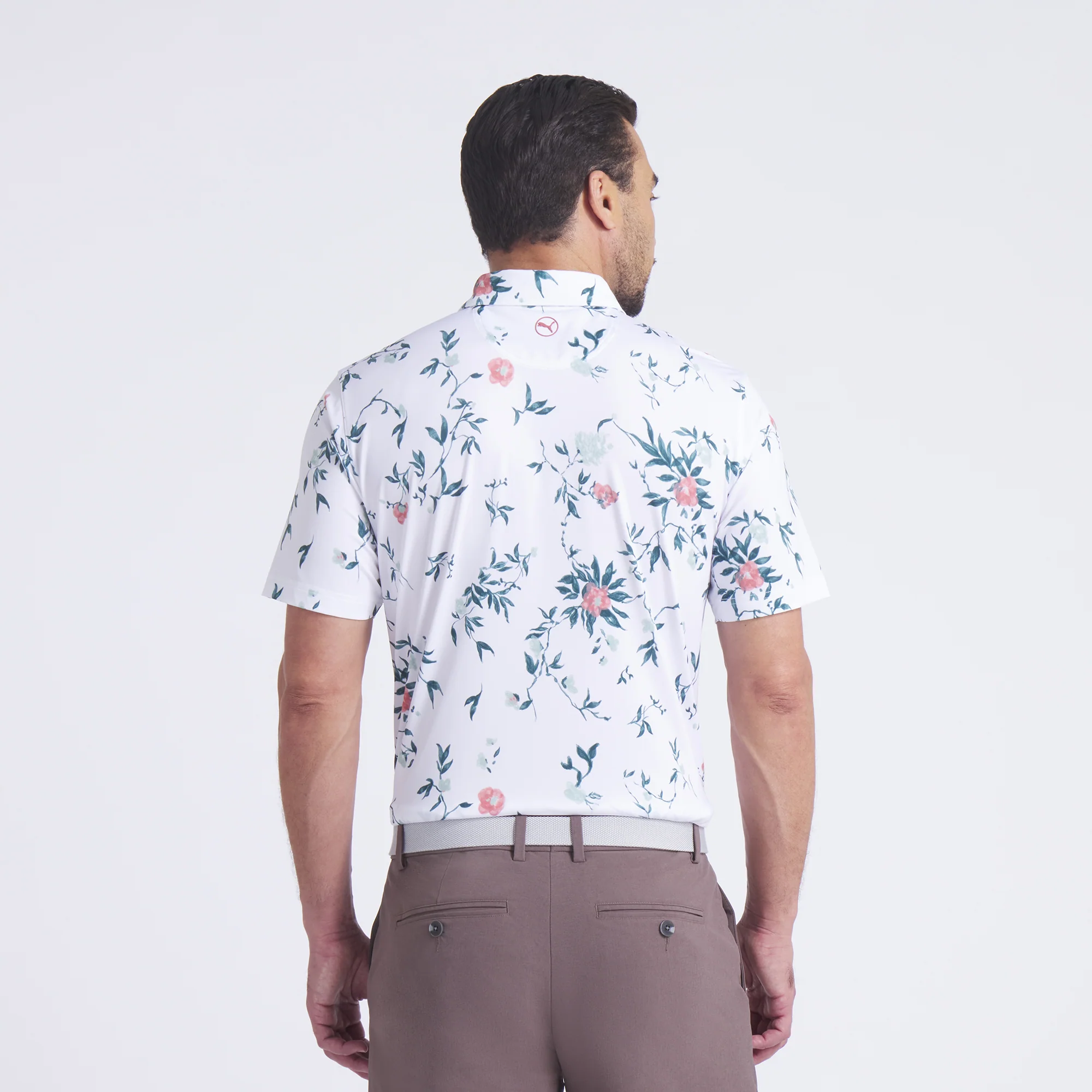 MATTR Water Floral Golf Polo - Image 2