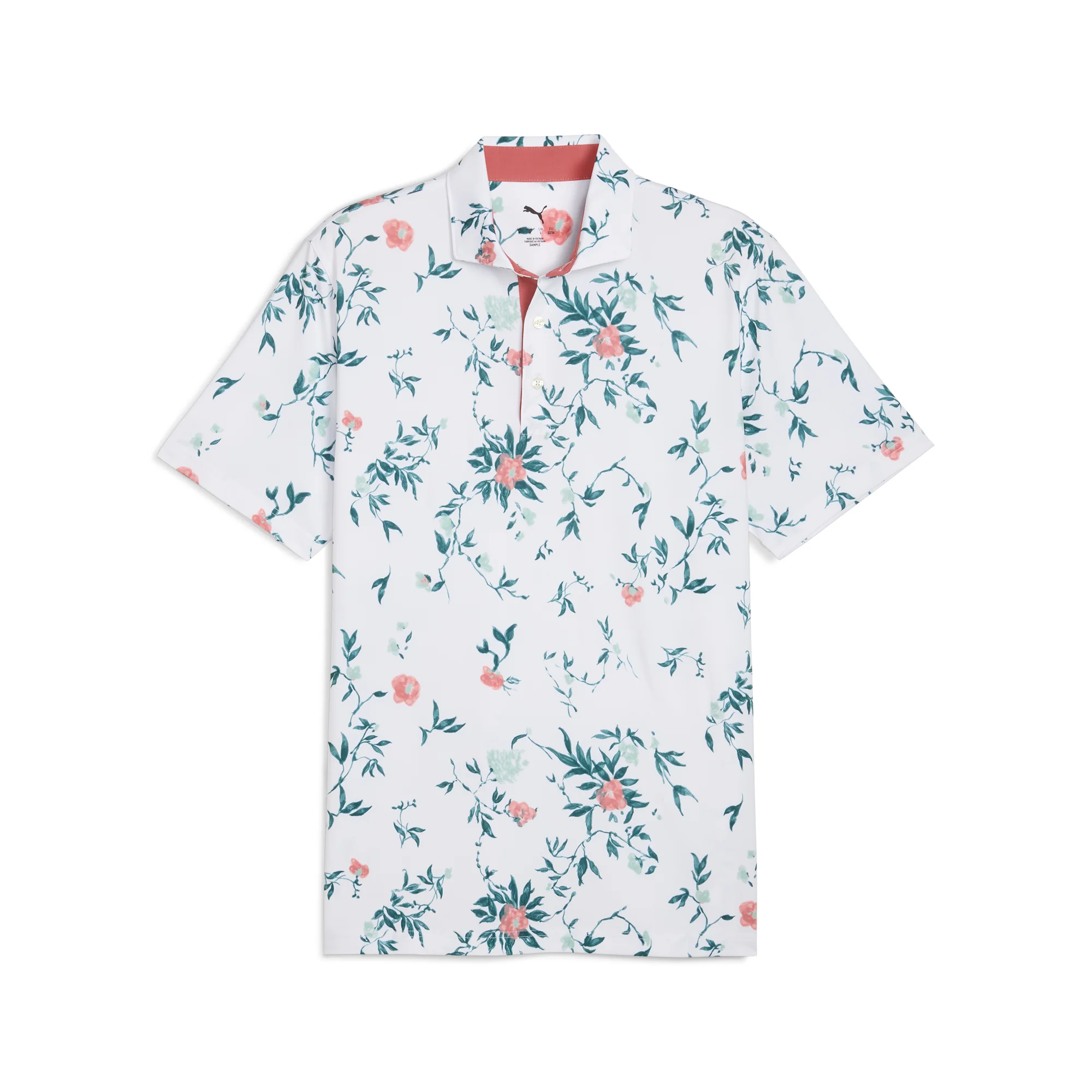 MATTR Water Floral Golf Polo - Image 5