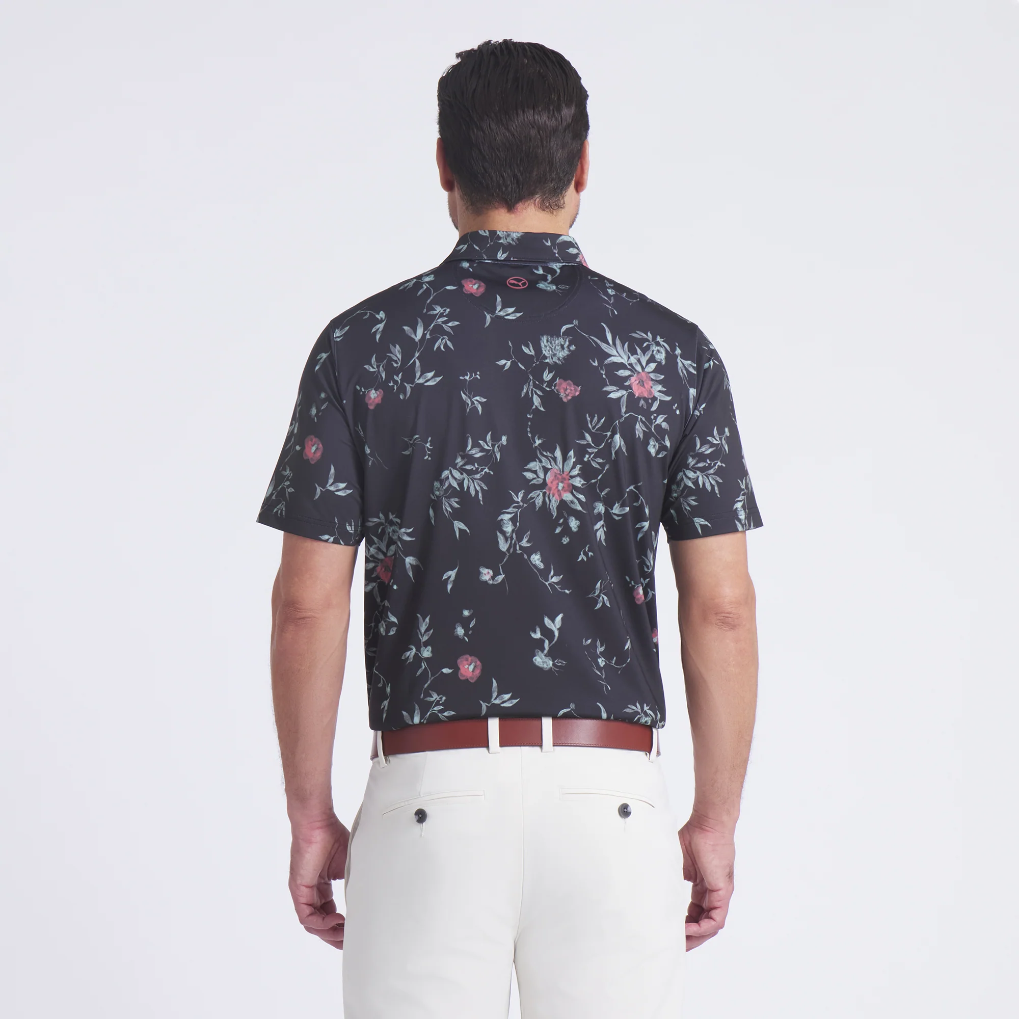 MATTR Water Floral Golf Polo - Image 8