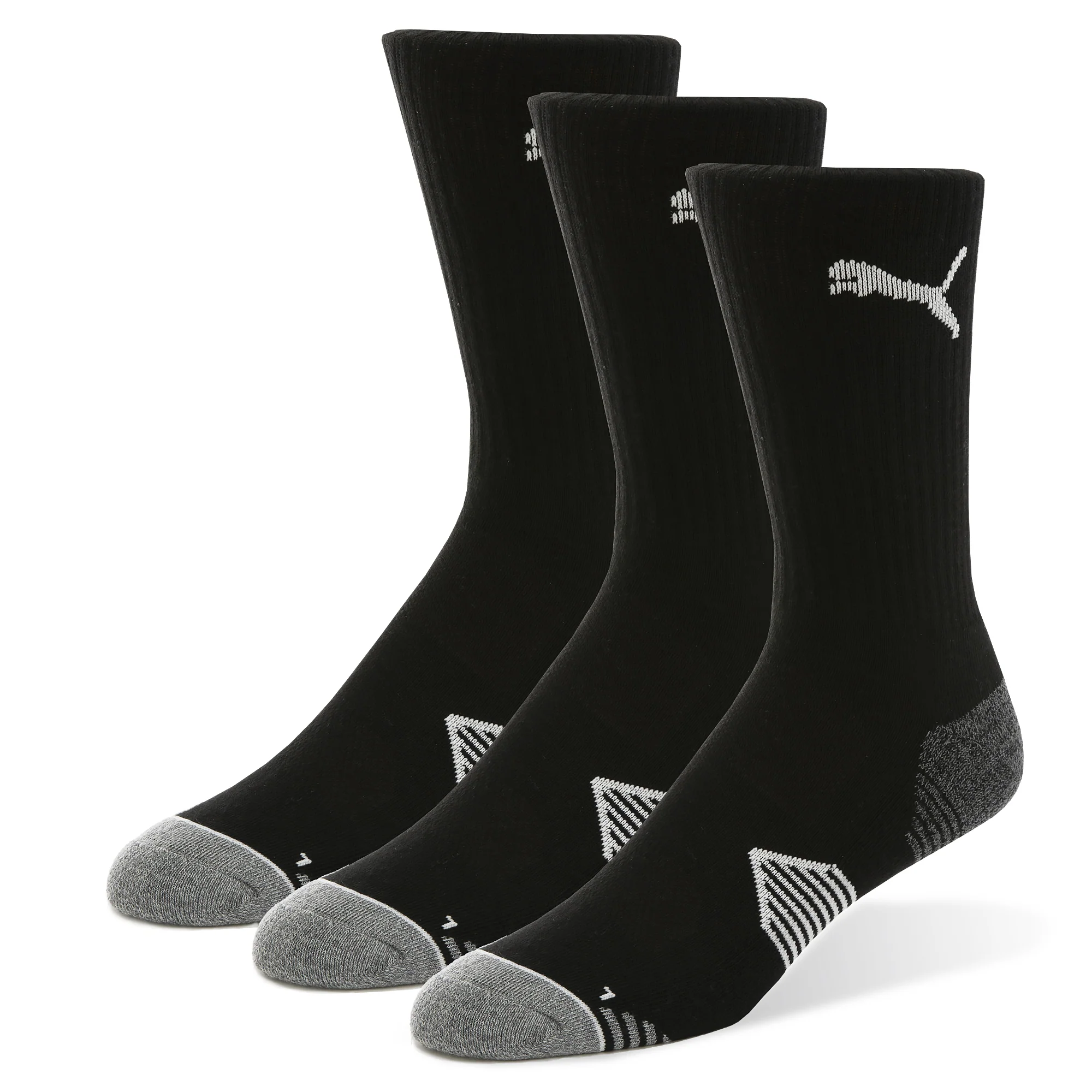 Puma Essential Crew Cut 3 Pair Pack Golf Socks - Image 3