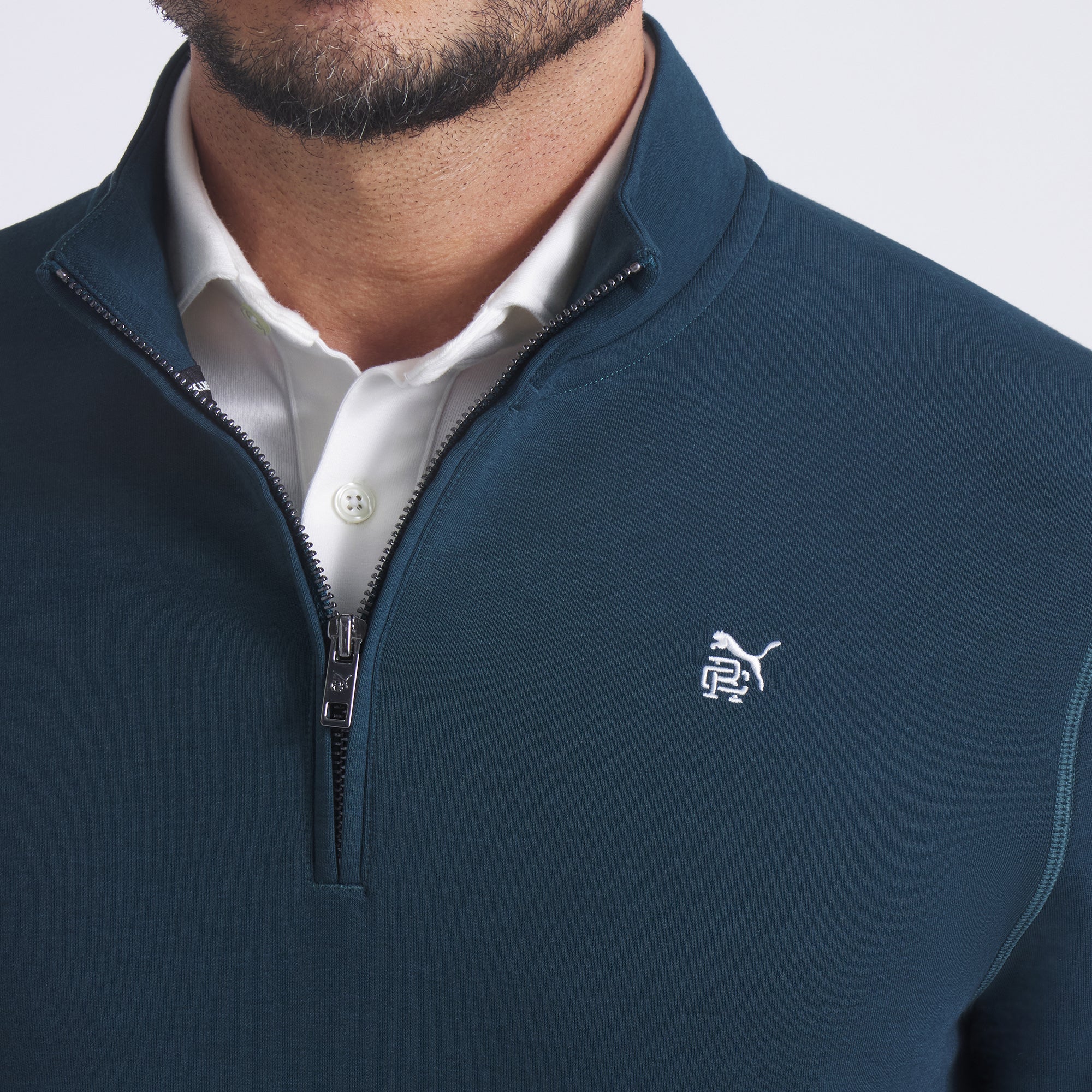 Reigning Champ CLOUDSPUN Fleece Golf 1/4 Zip - Image 3