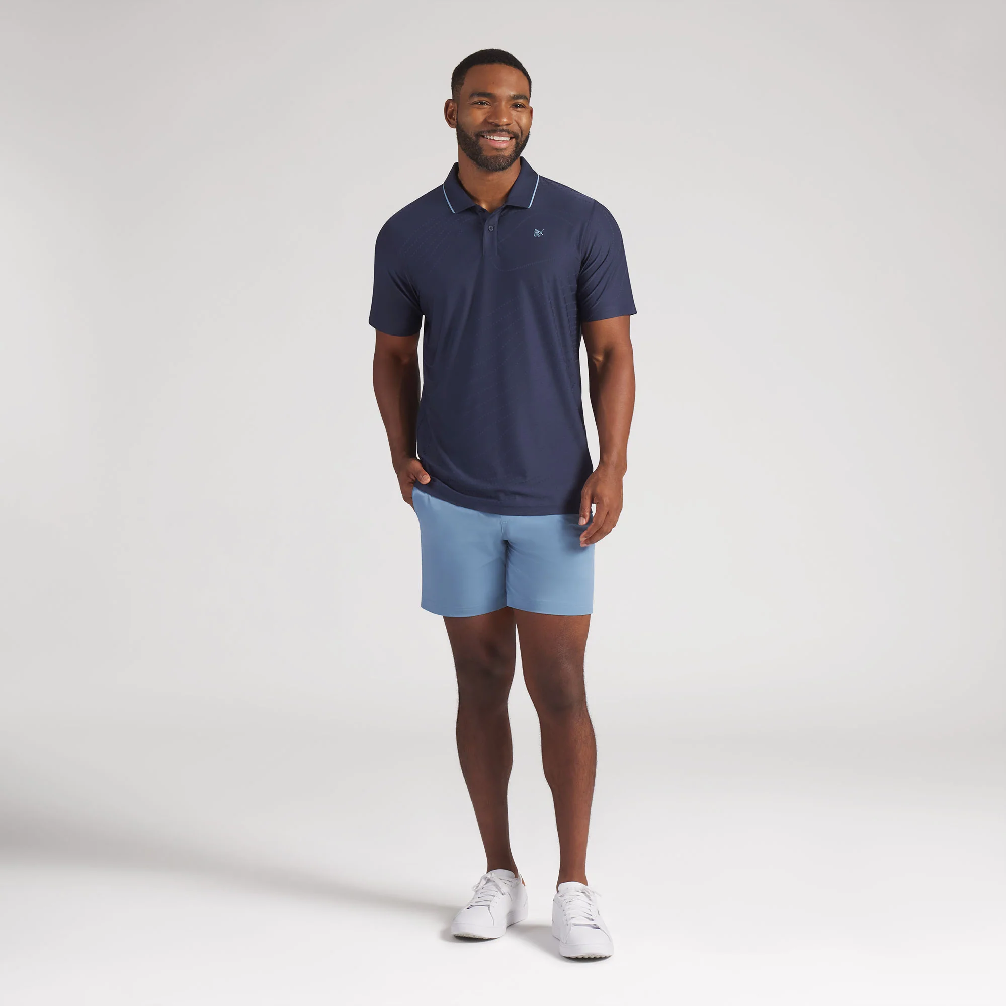 Reigning Champ Jacquard Golf Polo - Image 3