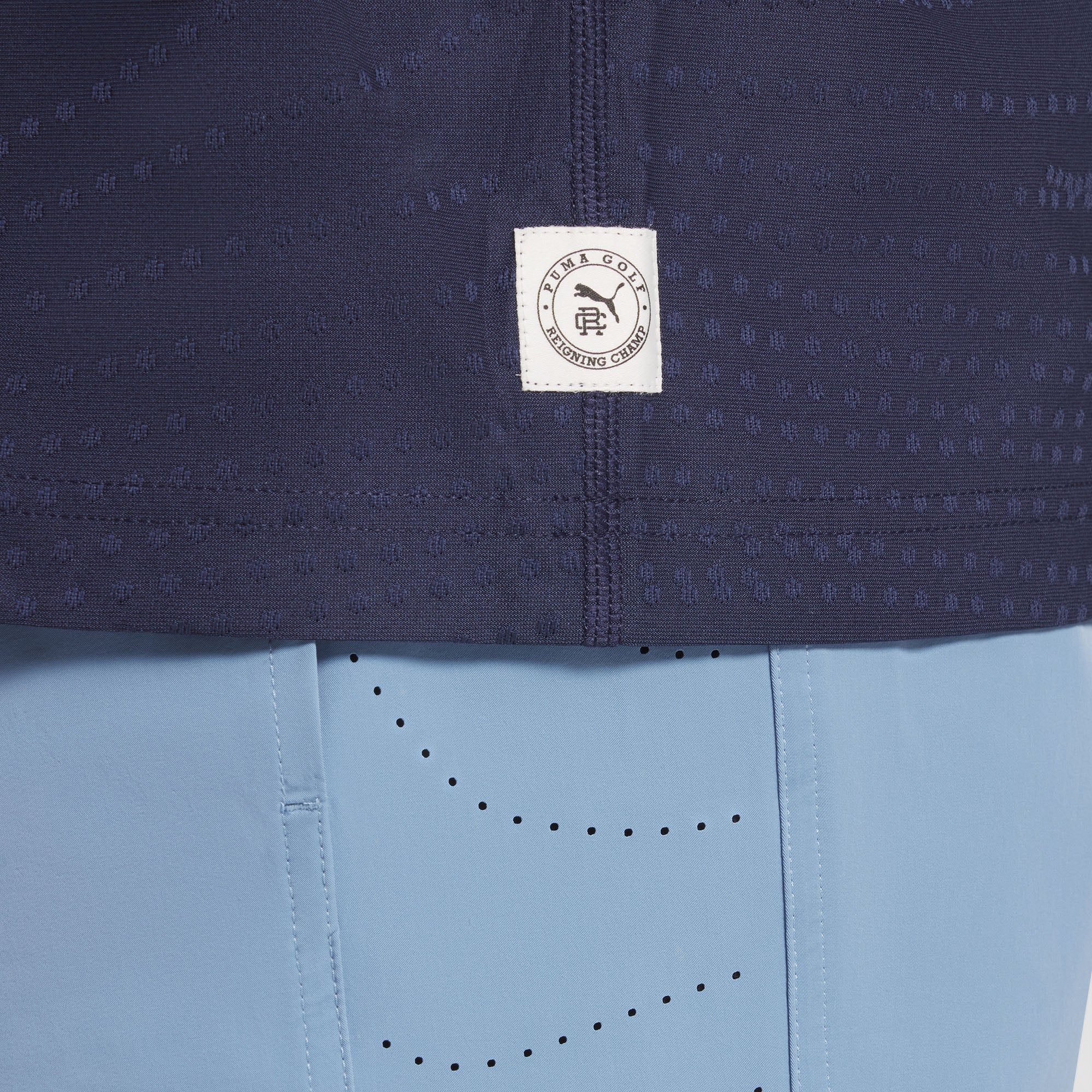 Reigning Champ Jacquard Golf Polo - Image 4