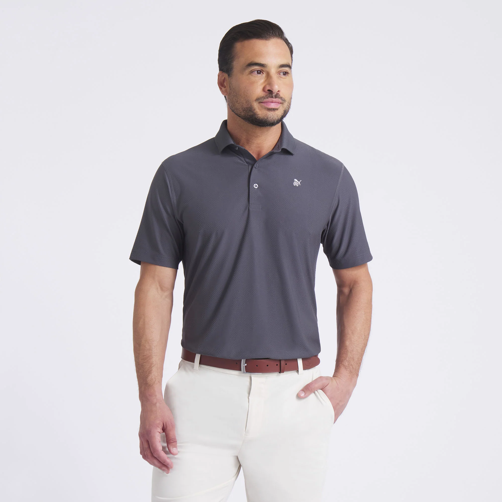 Reigning Champ MATTR Jacquard Golf Polo