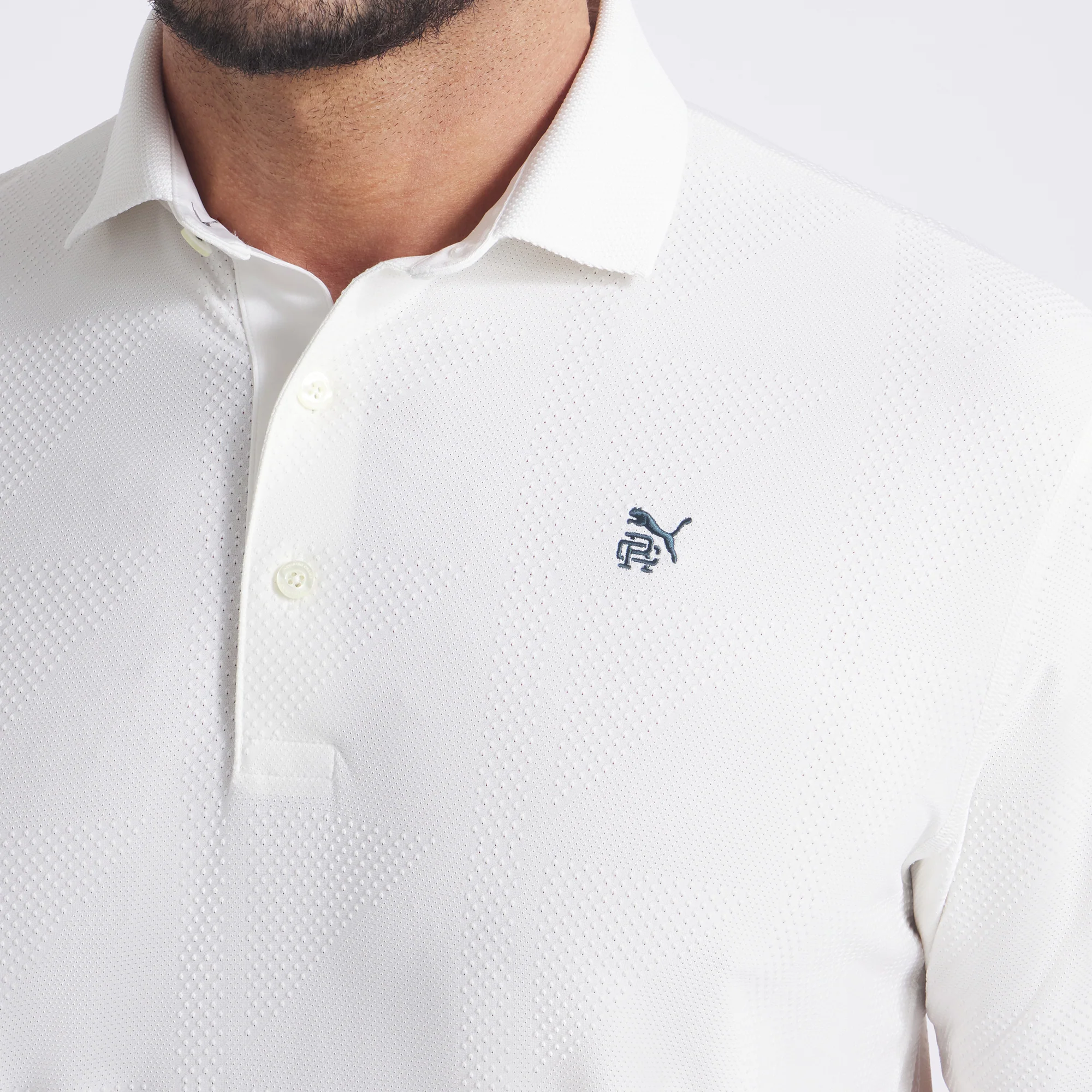 Reigning Champ MATTR Jacquard Golf Polo - Image 9