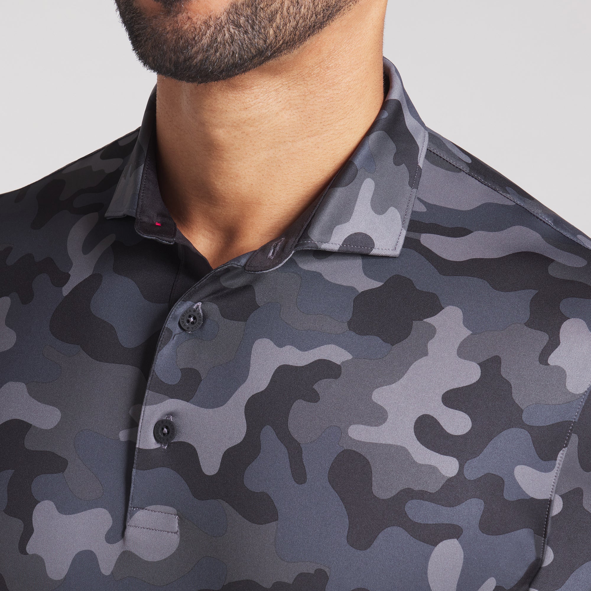 Volition Camo Golf Polo - Image 4
