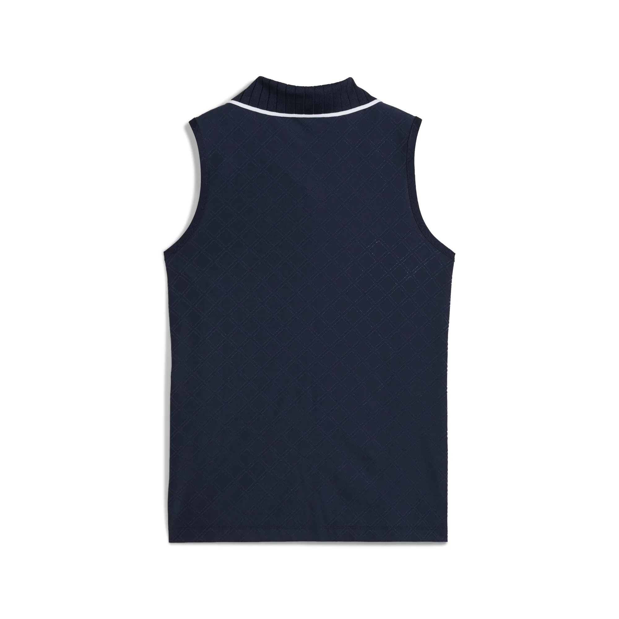 Women's AP Jacquard Sleeveless Golf Polo - Image 12