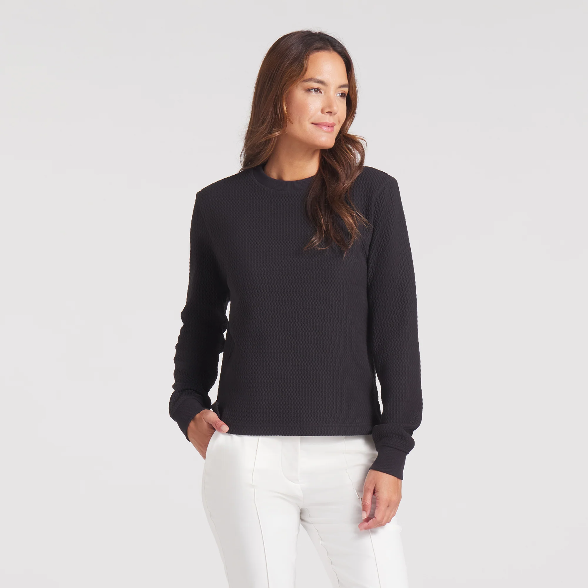 Women's Boulder Crew Golf Sweater - Image 8
