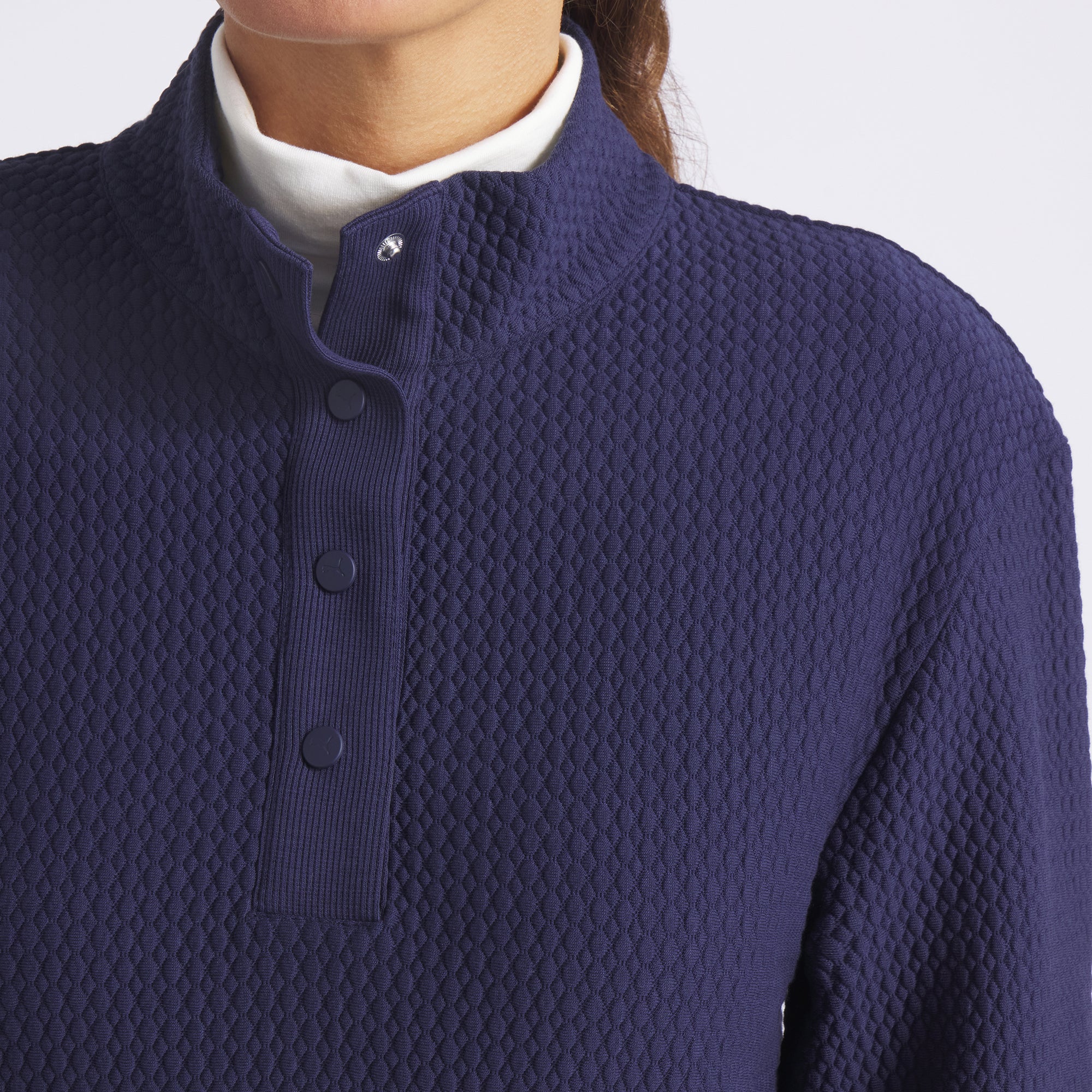Women's Boulder 1/2 Snap Pullover Golf Sweater - Image 15