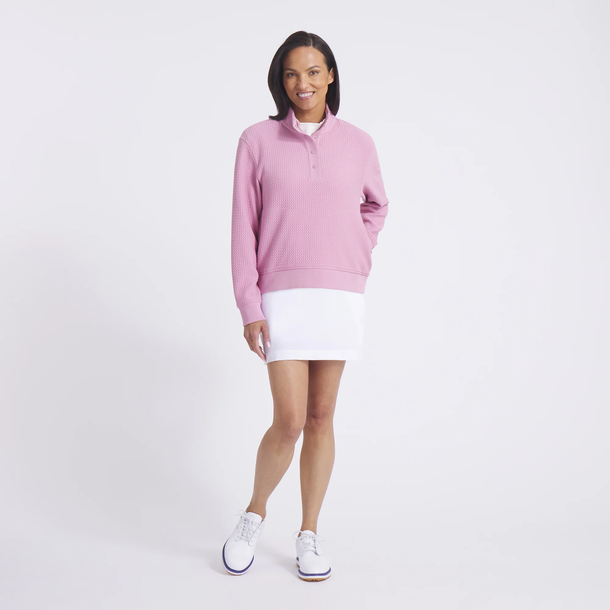 Women's Boulder 1/2 Snap Pullover Golf Sweater - Image 22