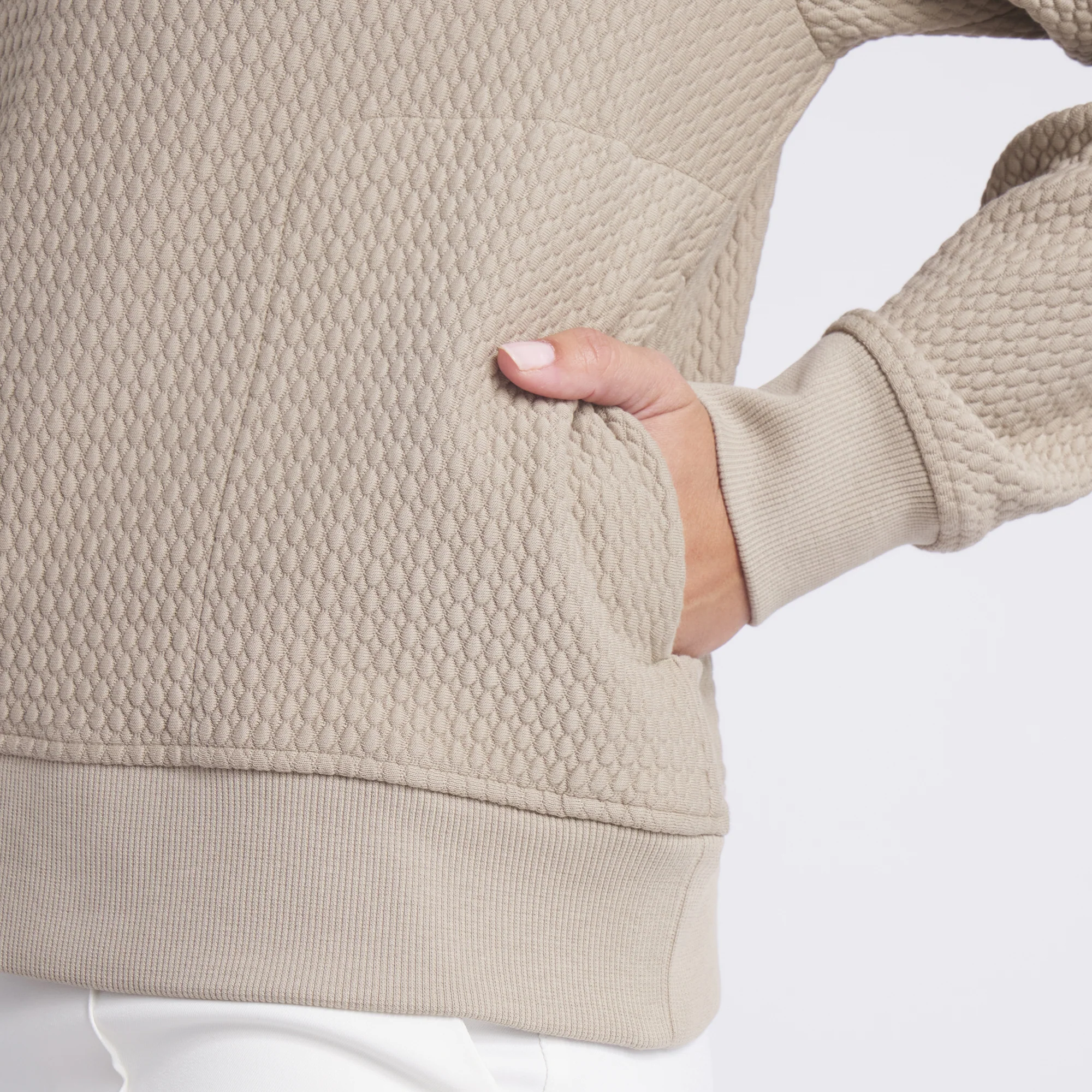 Women's Boulder 1/2 Snap Pullover Golf Sweater - Image 4