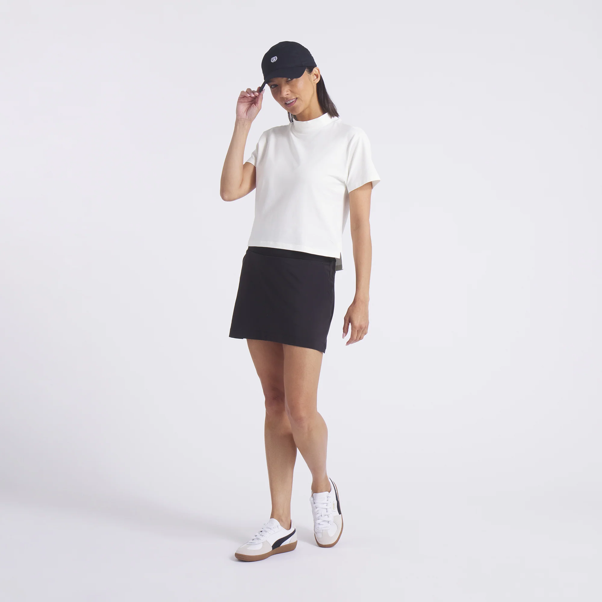 Women's Charlotte Modalon Mock Neck Golf Polo - Image 10