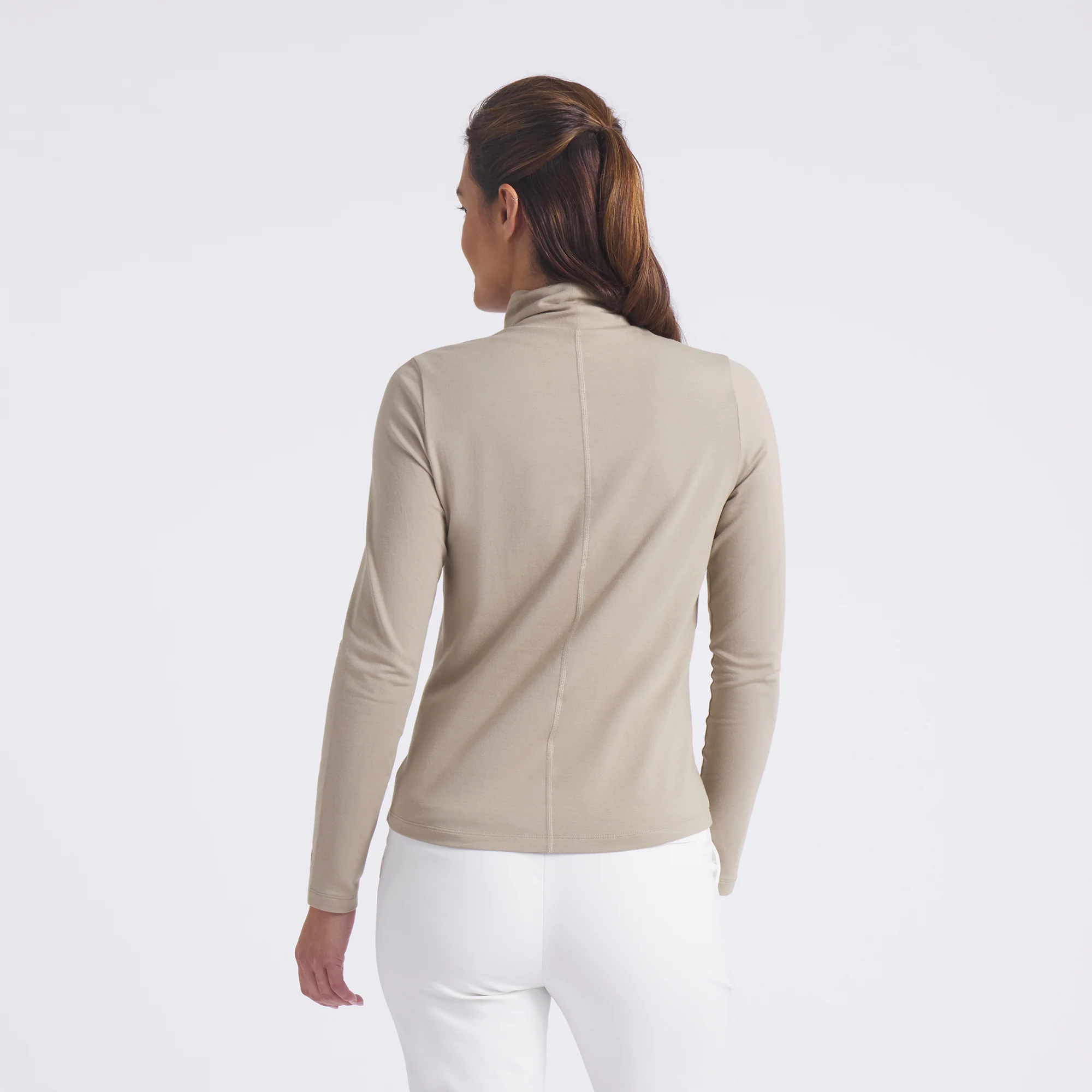 Women's Charlotte Modalon Long Sleeve Golf Shirt - Image 2