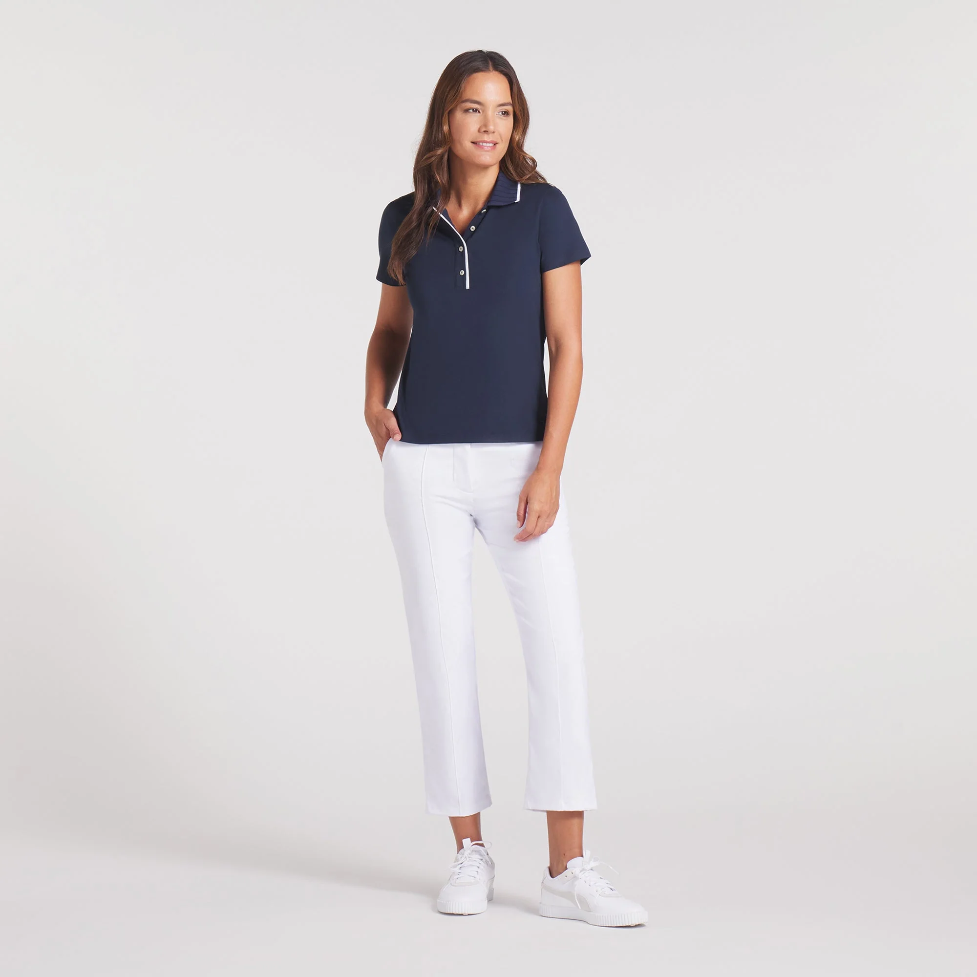 Women's CLOUDSPUN Bridges Golf Polo - Image 42