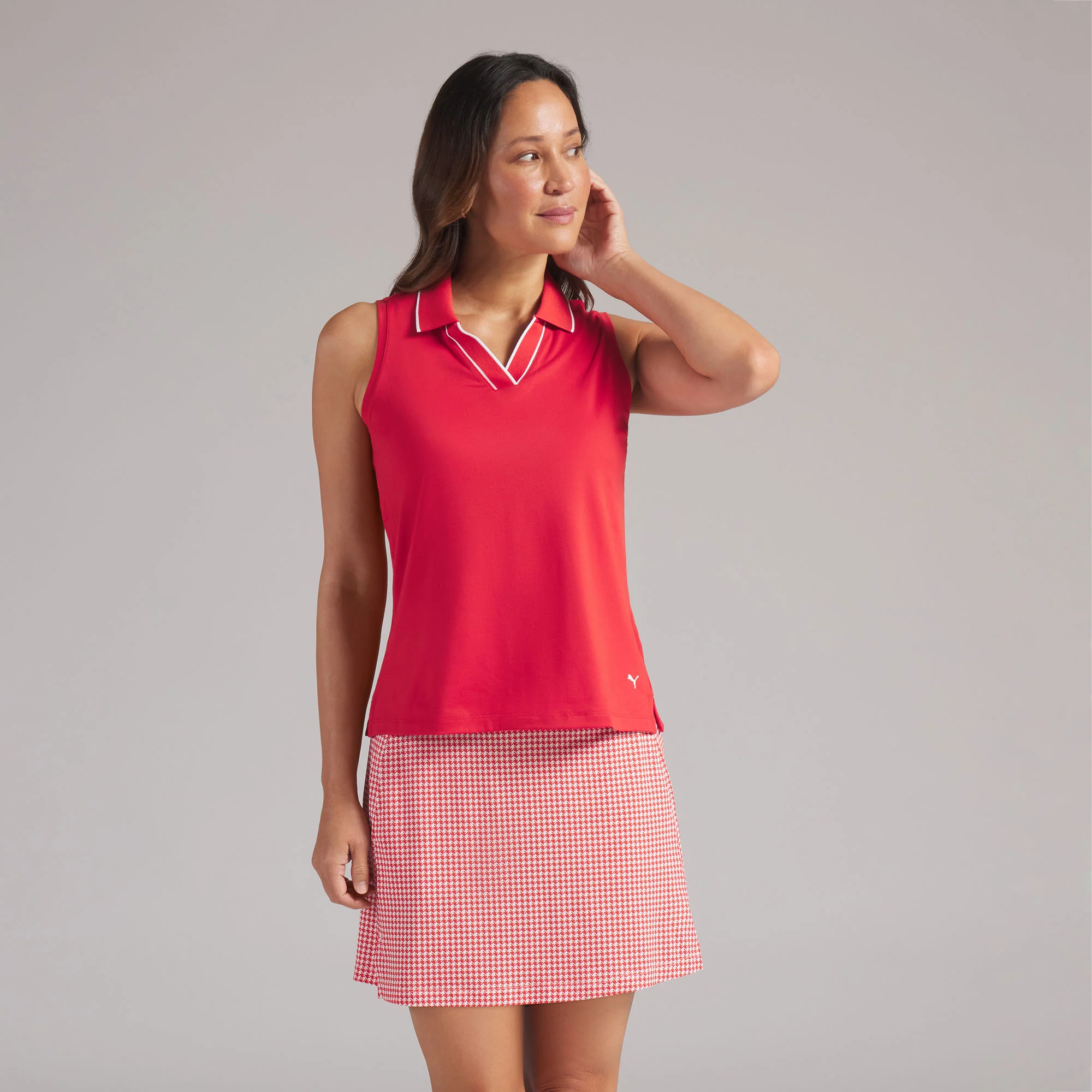 Women's CLOUDSPUN Essential Sleeveless Golf Polo - Image 17