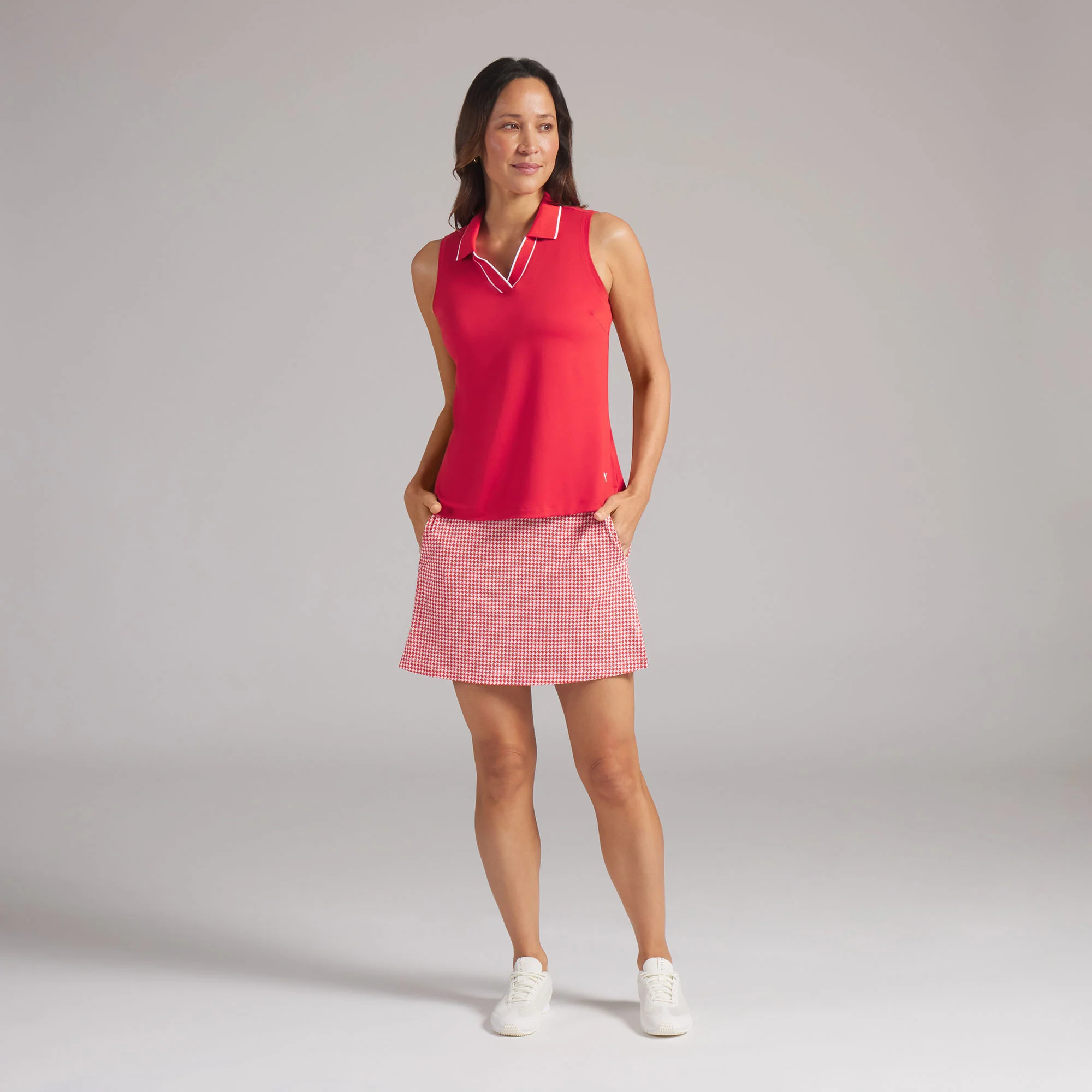 Women's CLOUDSPUN Essential Sleeveless Golf Polo - Image 19