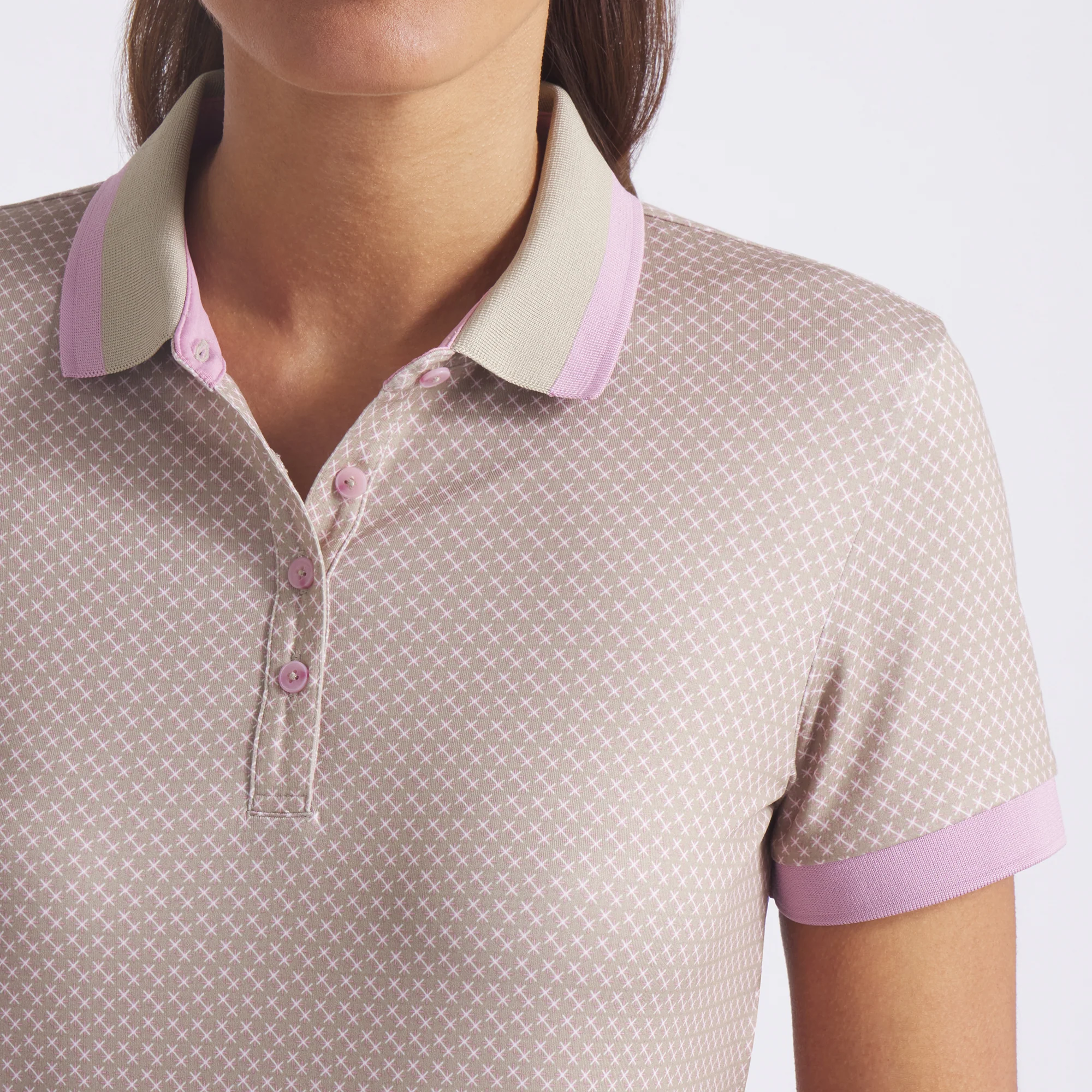 Women's CLOUDSPUN Micro Spark Golf Polo - Image 9