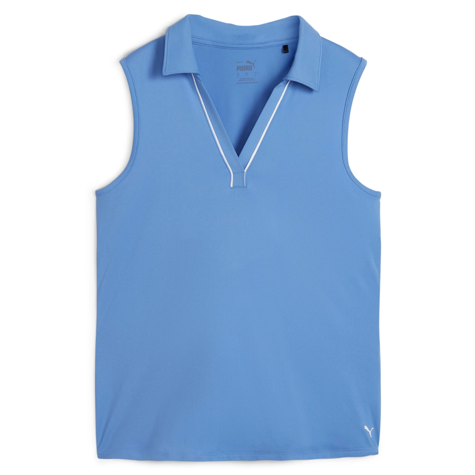 Women's CLOUDSPUN Piped Sleeveless Golf Polo - Image 37