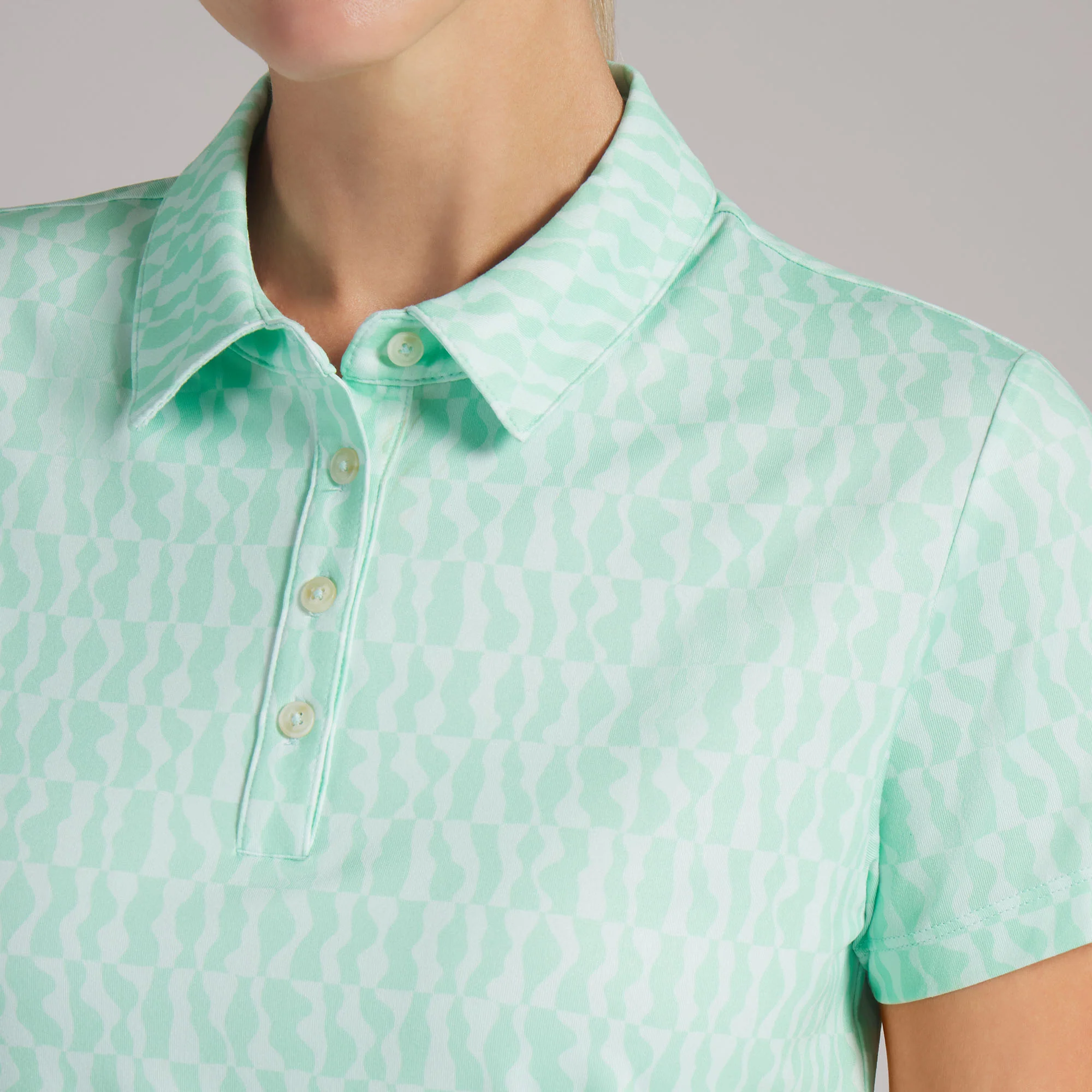 Women's CLOUDSPUN Wavey Golf Polo - Image 4