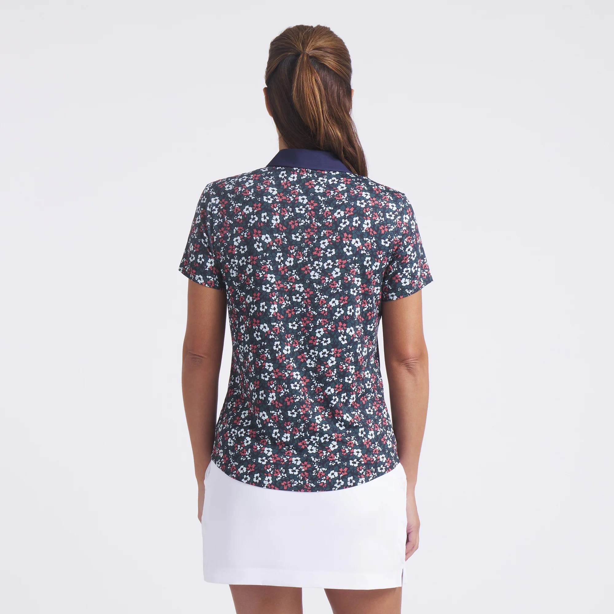 Women's Floral Burst Golf Polo - Image 8