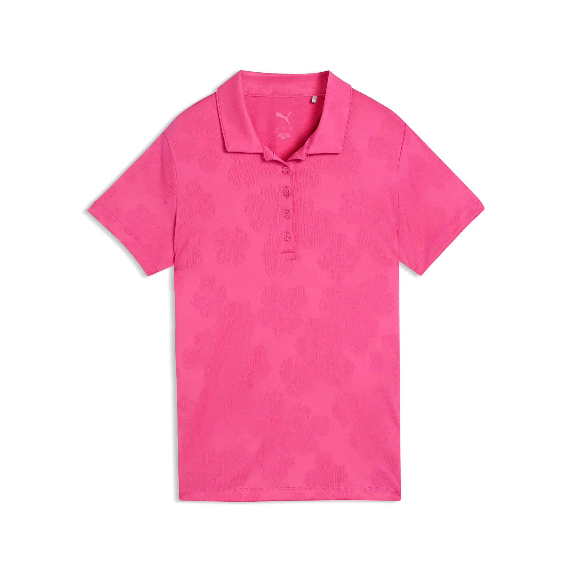 Women's Floral Lace Jacquard Golf Polo - Image 7