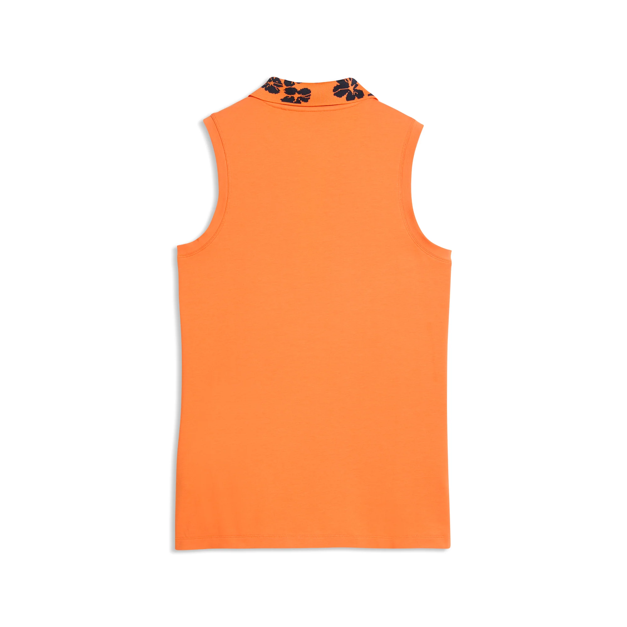 Women's Modalon Floral Rib Sleeveless Golf Polo - Image 14