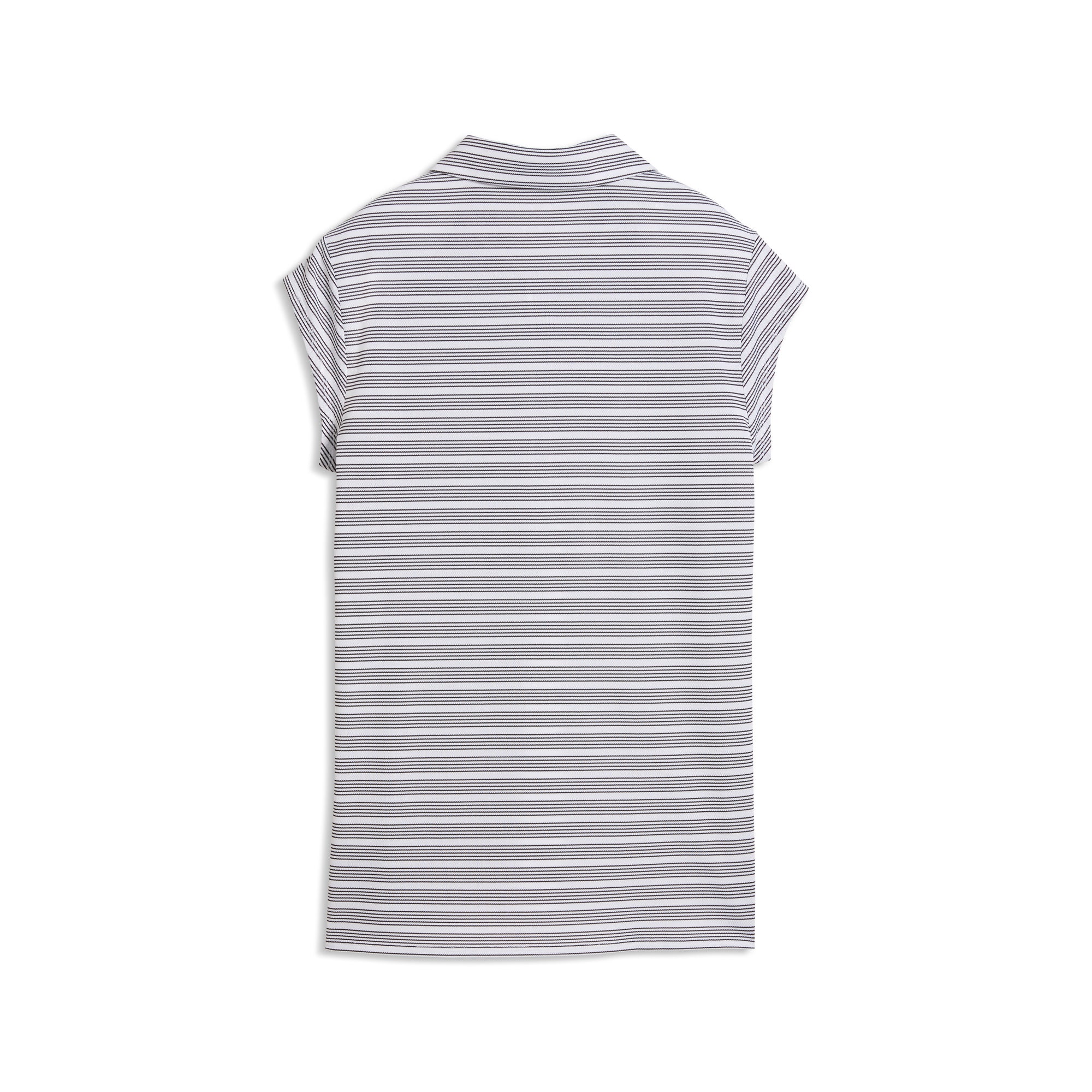 Women's Pique YD Stripe Cap Sleeve Golf Polo - Image 12