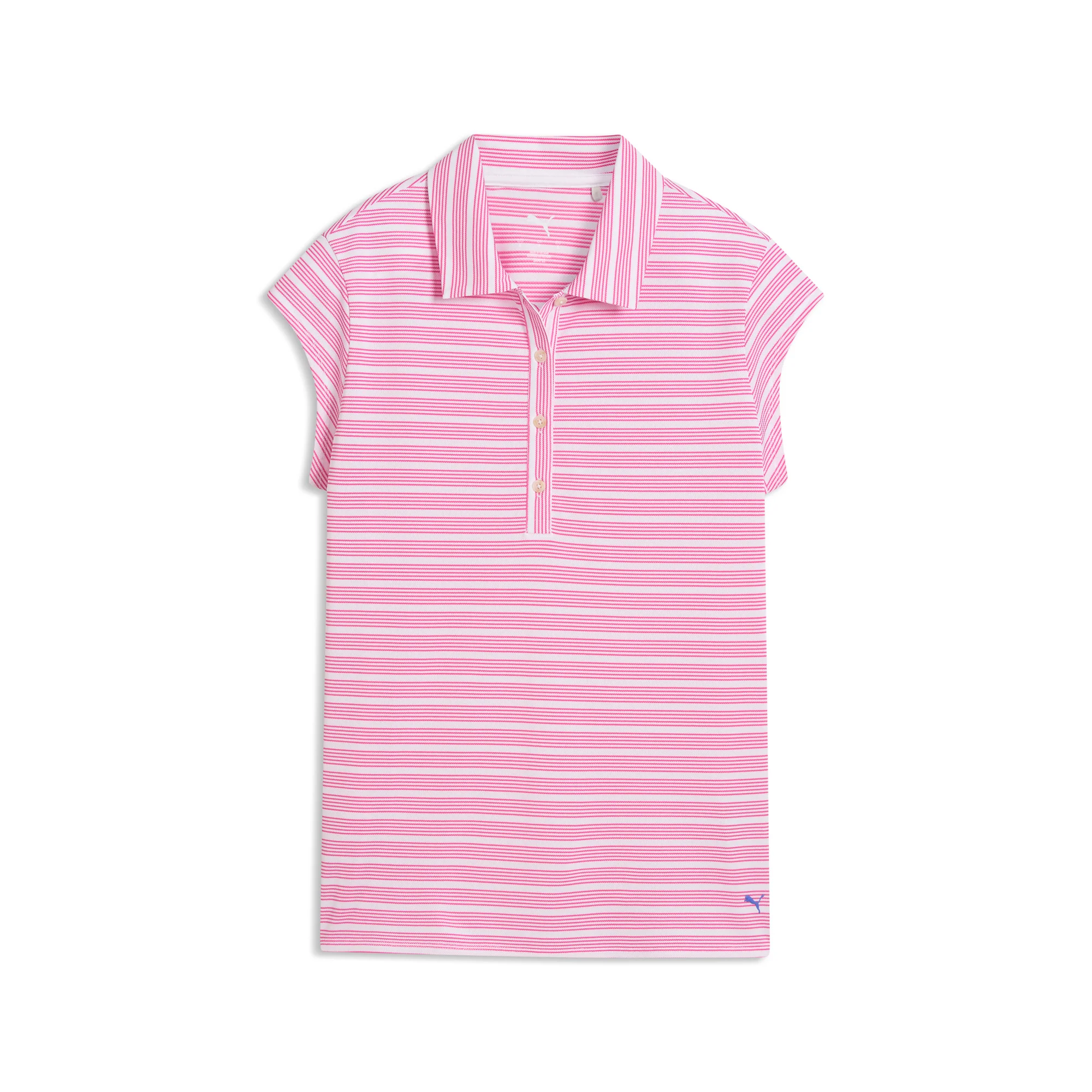 Women's Pique YD Stripe Cap Sleeve Golf Polo - Image 23