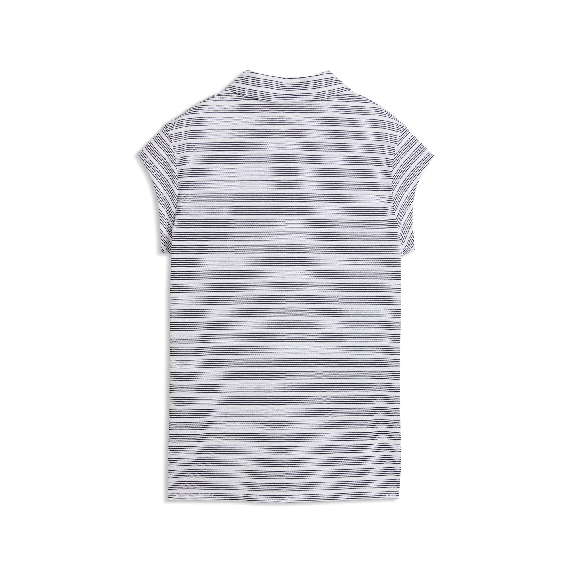 Women's Pique YD Stripe Cap Sleeve Golf Polo - Image 6