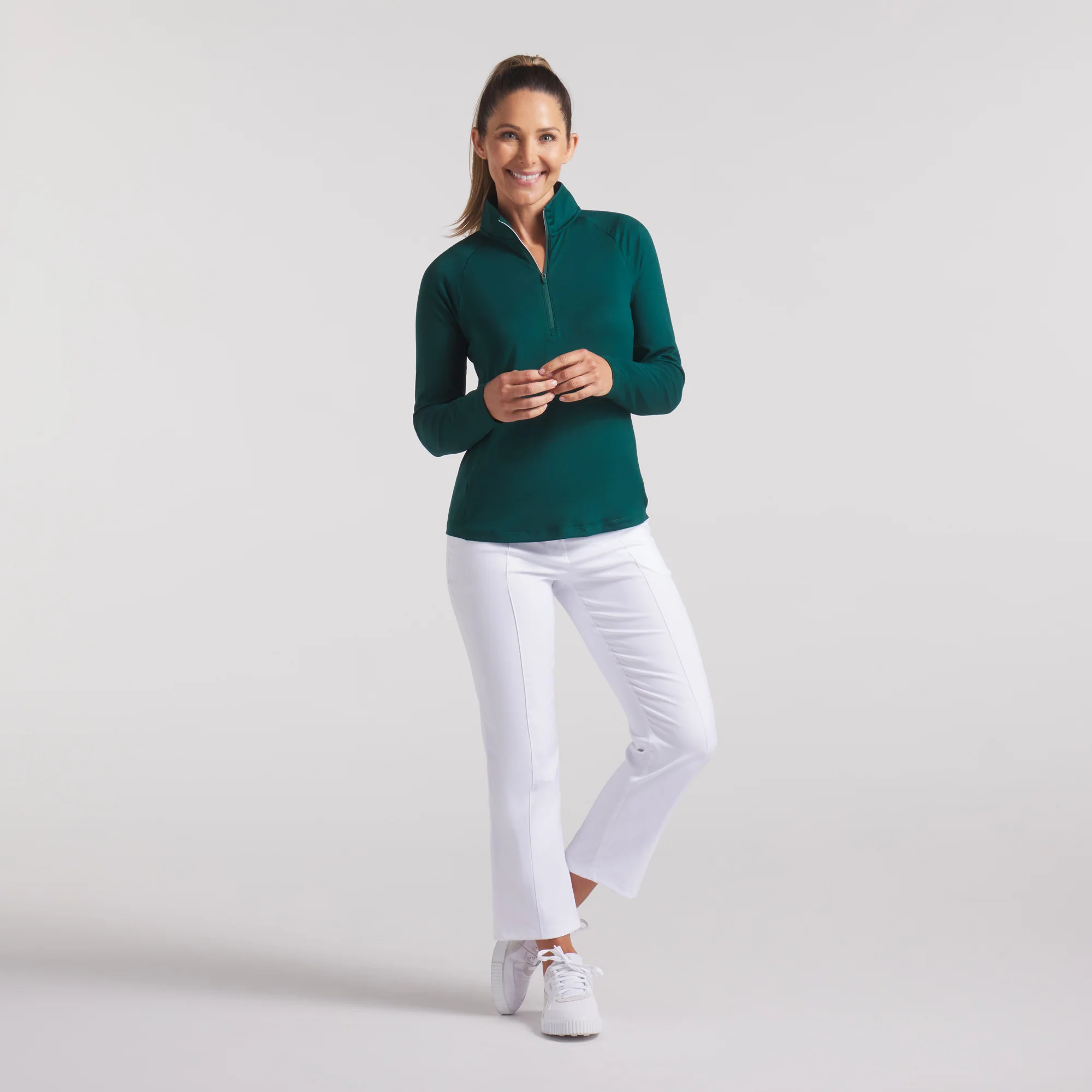 Women's Pure 2.0 Golf 1/4 Zip - Image 4