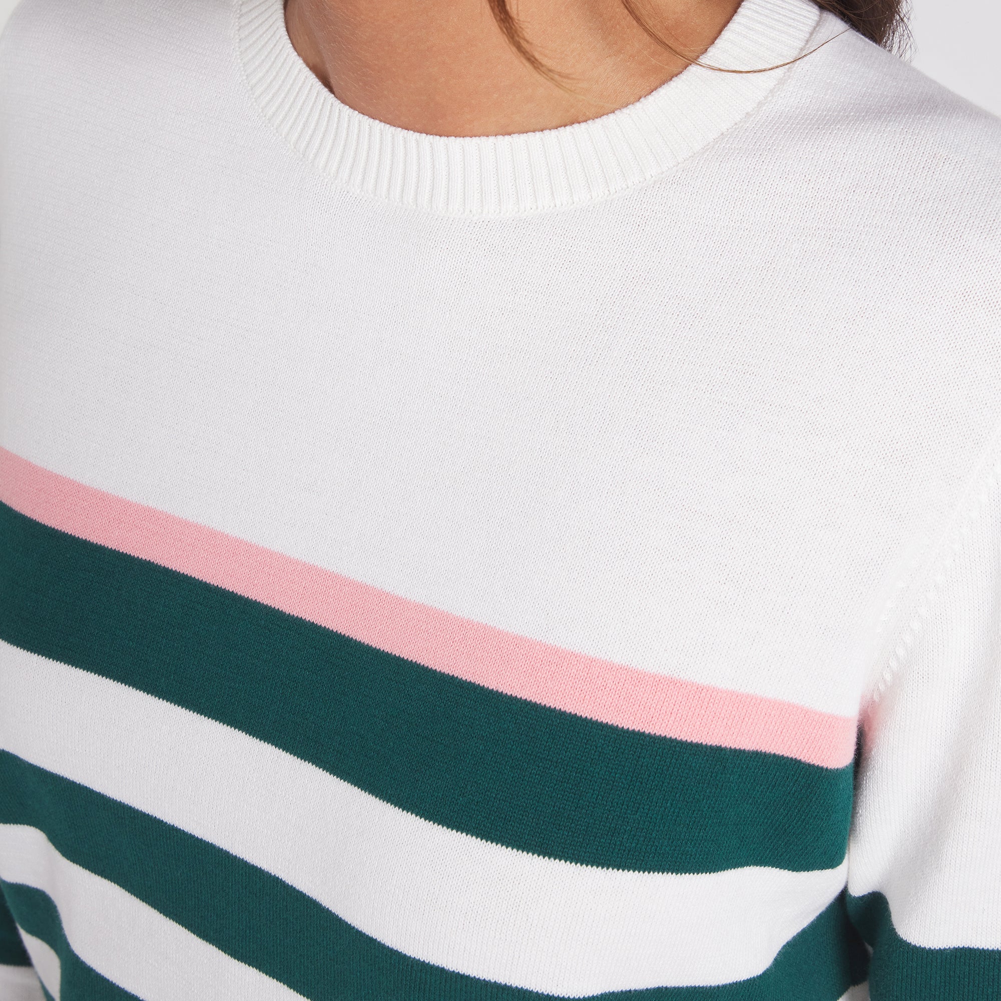 Women's Resort Stripe Golf Sweater - Image 27