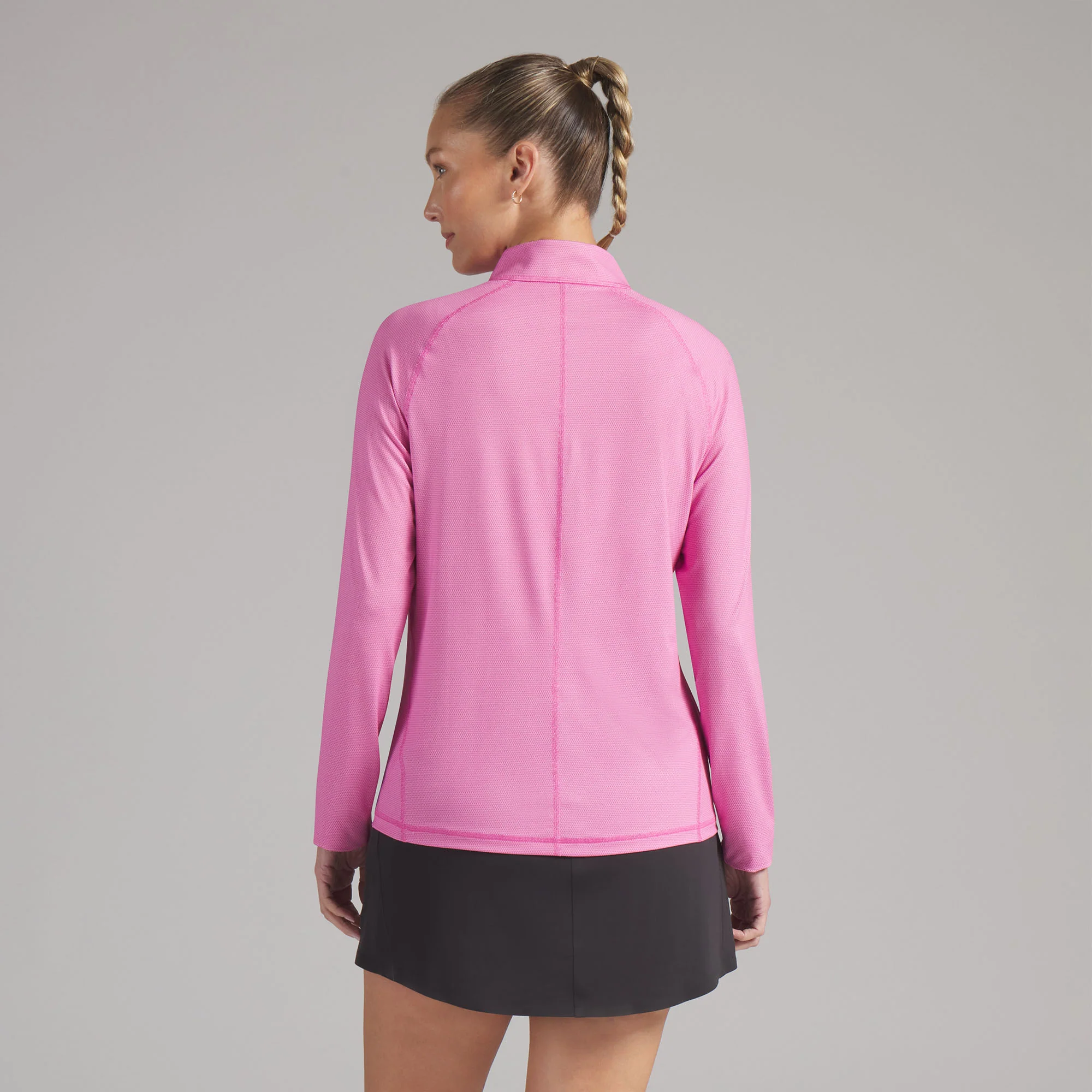 Women's UV Birdseye 1/4 Zip Golf Jacket - Image 14