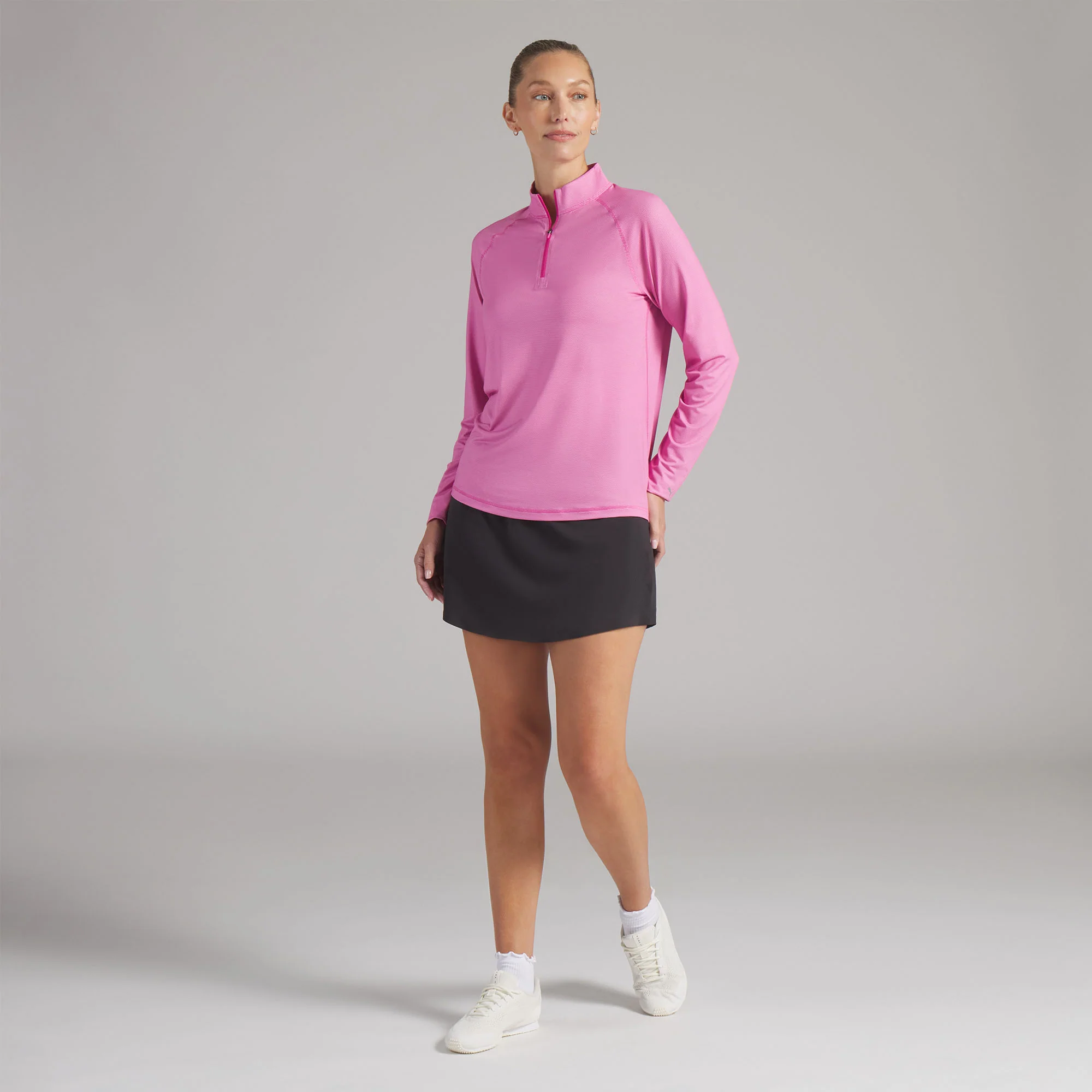 Women's UV Birdseye 1/4 Zip Golf Jacket - Image 15