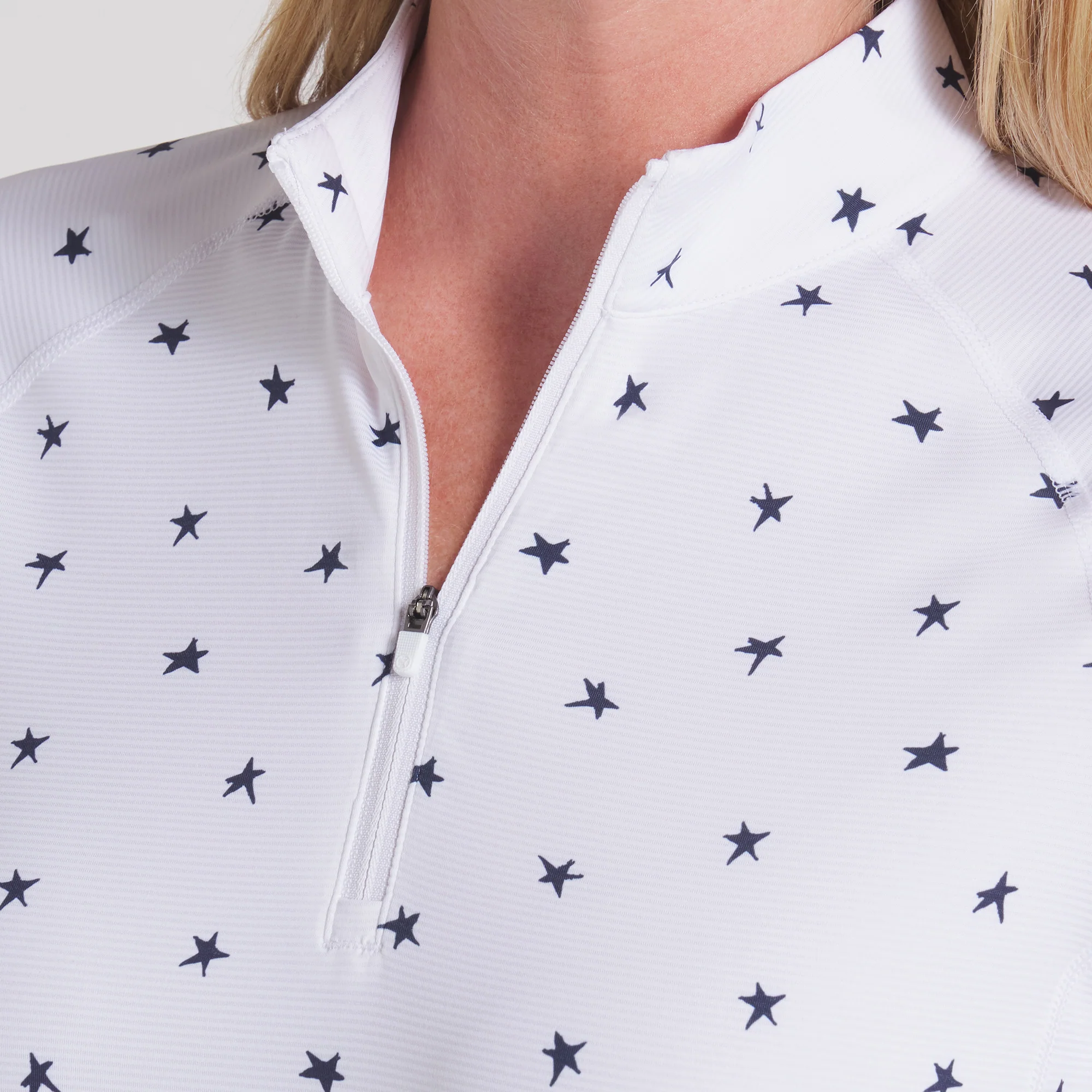 Women's Volition YouV Star Golf 1/4 Zip - Image 8