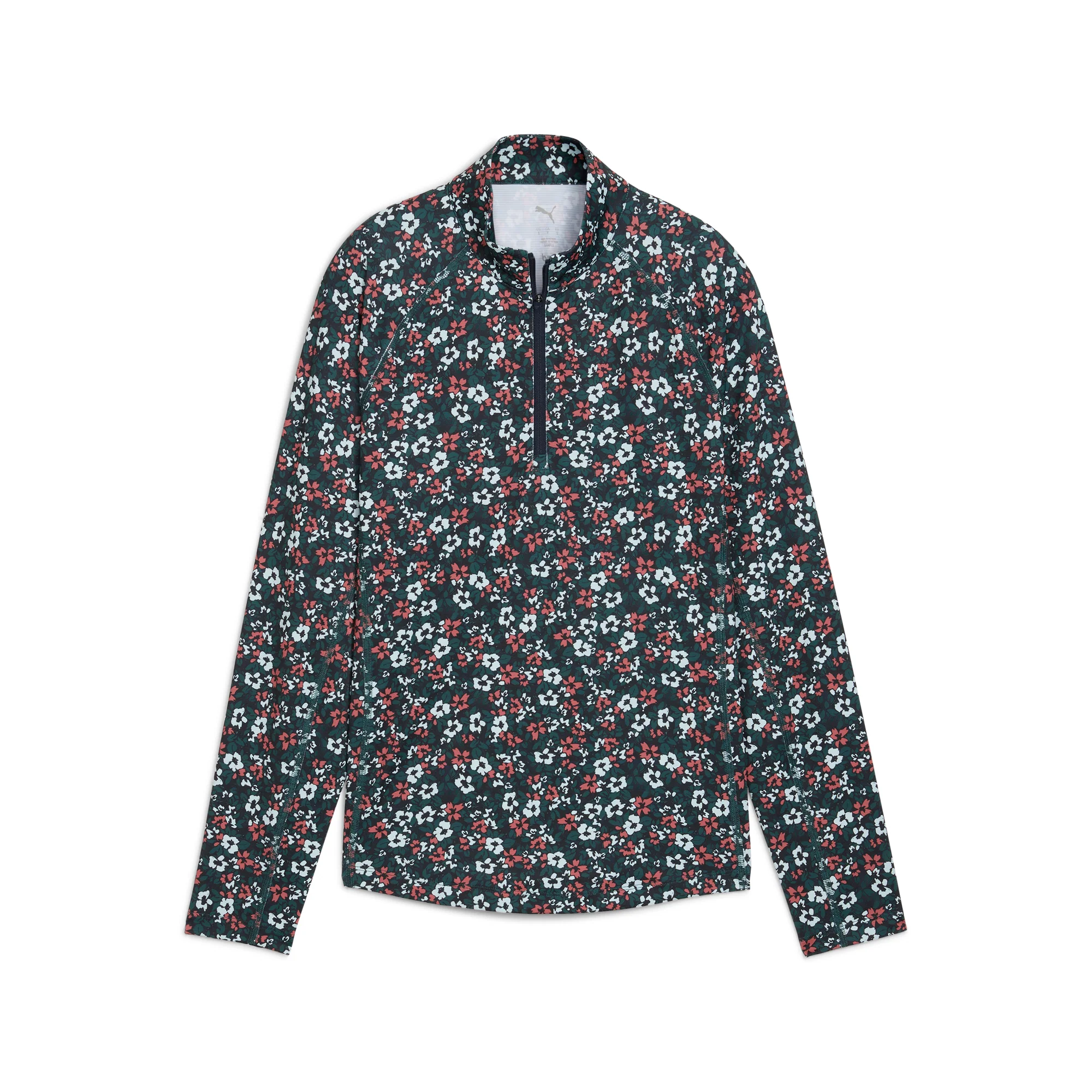 Women's YouV Floral Burst Golf 1/4 Zip - Image 11
