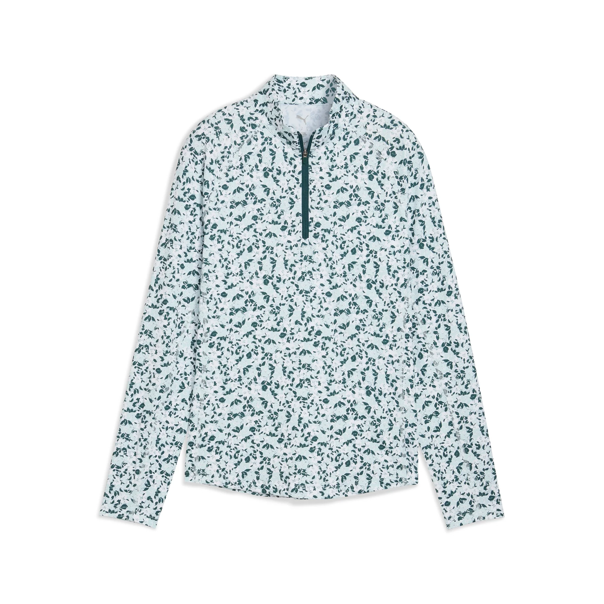 Women's YouV Floral Burst Golf 1/4 Zip - Image 5