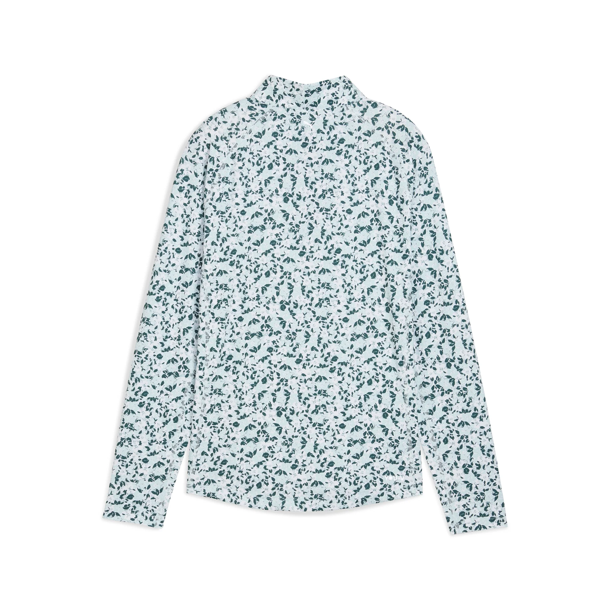 Women's YouV Floral Burst Golf 1/4 Zip - Image 6